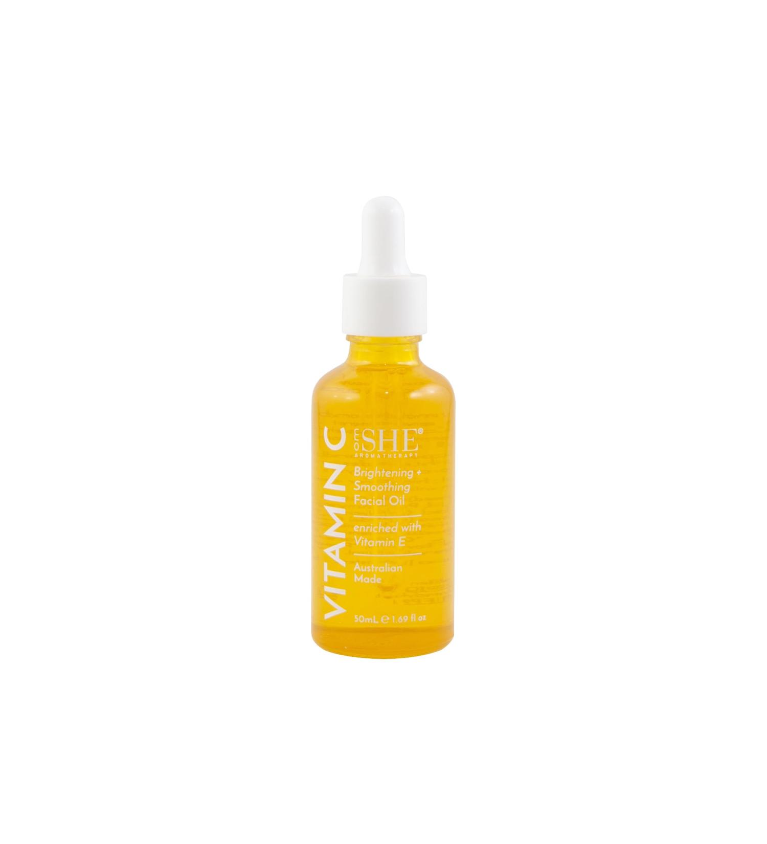 Om She Aromatherapy Vitamin C Facial Oil 1.69fl oz - Brightening and Smoothing. Australian Made. - Buy Online on GoSupps.com