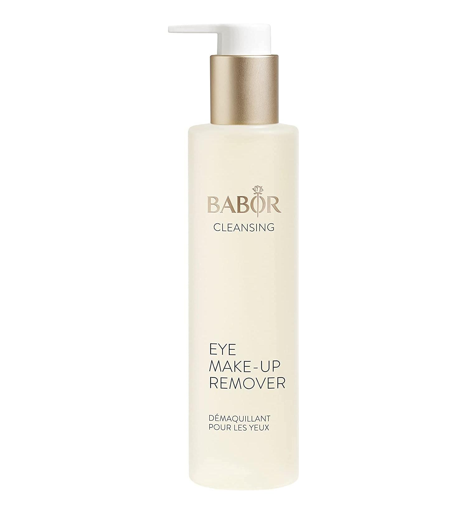 BABOR Eye Makeup Remover with Vitamin B and Aloe Vera - Non-Greasy, Oil-Free | For Contact Lens, Lash Extensions & Waterproof Mascara - Buy Online on GoSupps.com