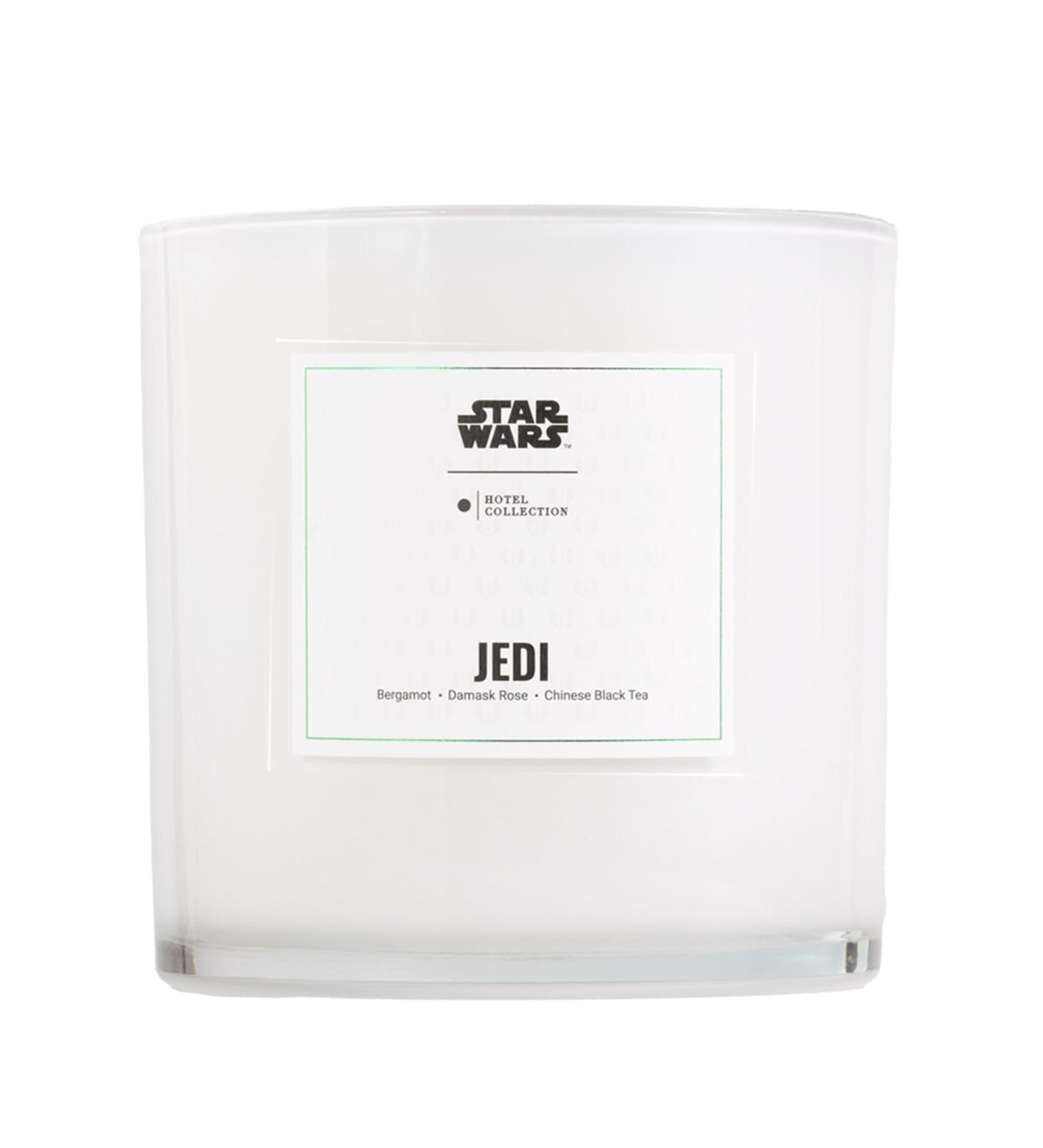 Hotel Collection Star Wars - Deluxe Jedi 55oz Candle Luxury Scented Candle Gift for Her | Home D cor | Essential Oil Aromatherapy Candles | Bergamot | Damask Rose | Chinese Black Tea | 300Hrs