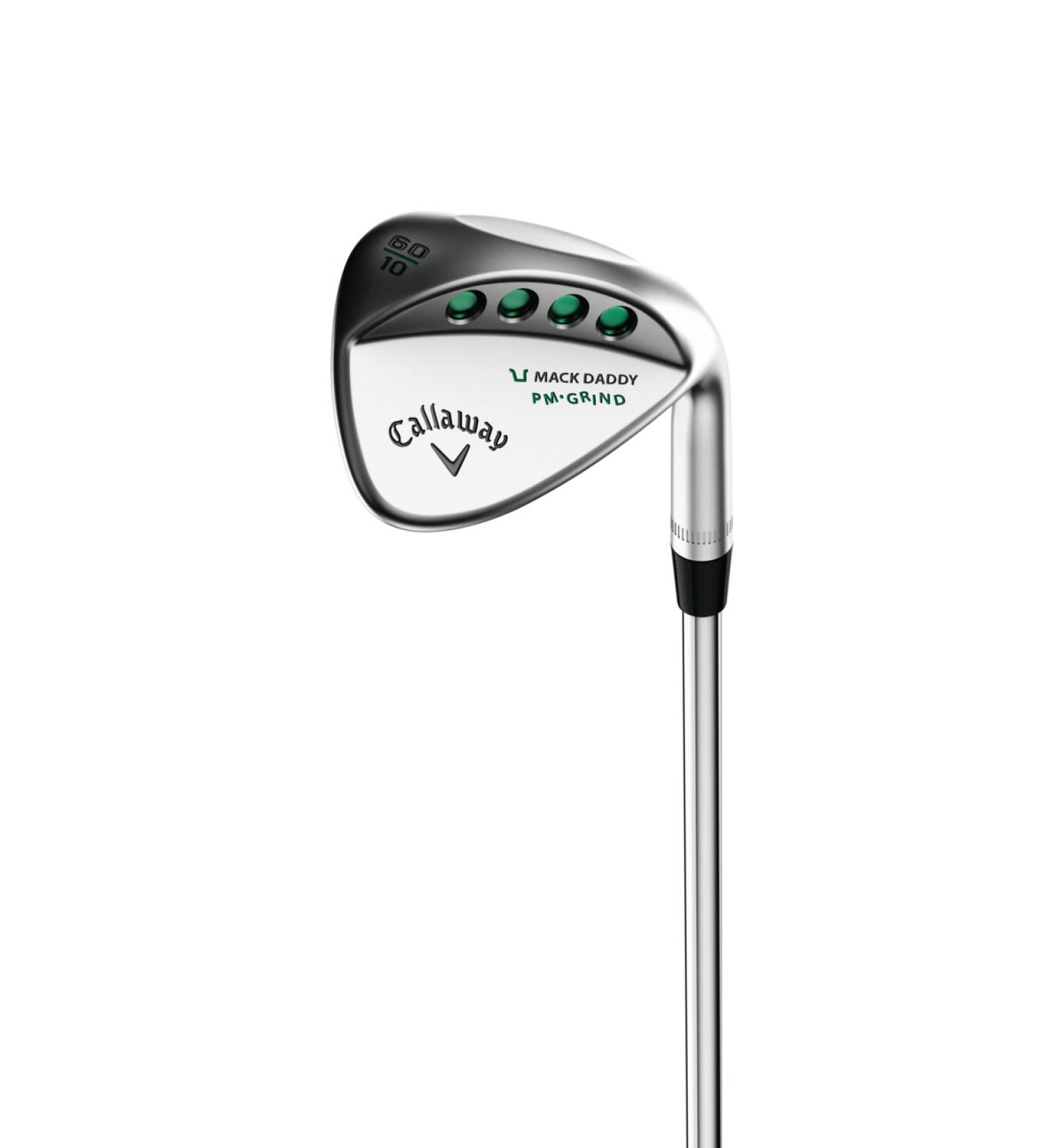 Callaway Mack Daddy PM Chrome Wedge - Left Hand, Stiff Flex, 60 Degrees - Buy Online on GoSupps.com