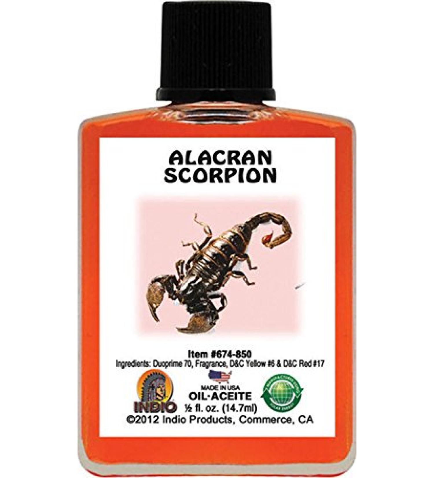 INDIO Oil- Scorpion ALACRAN 1/2oz