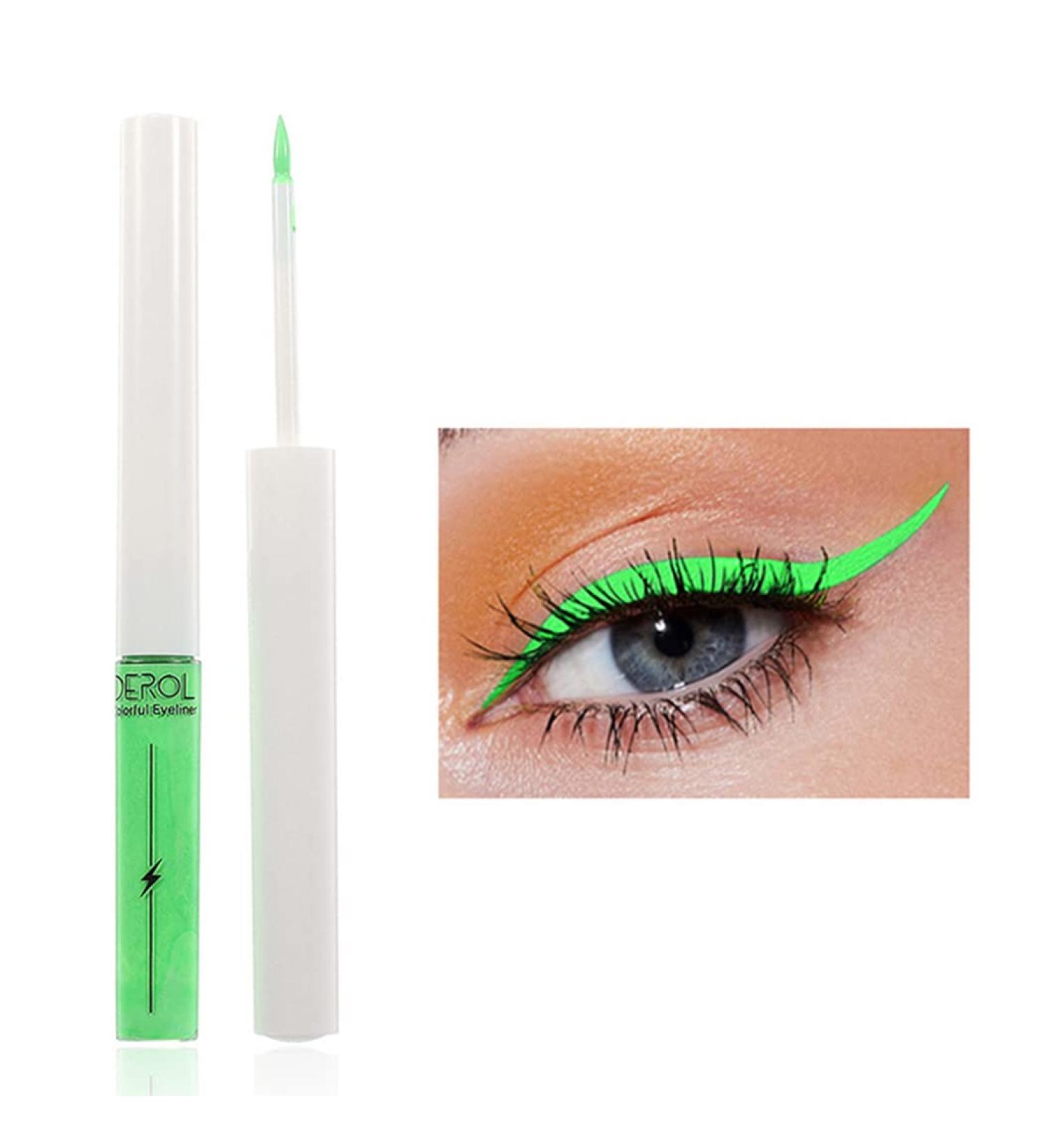 Eyret Green Liquid Eyeliner - Waterproof Neon Makeup for Women and Girls - Buy Online on GoSupps.com