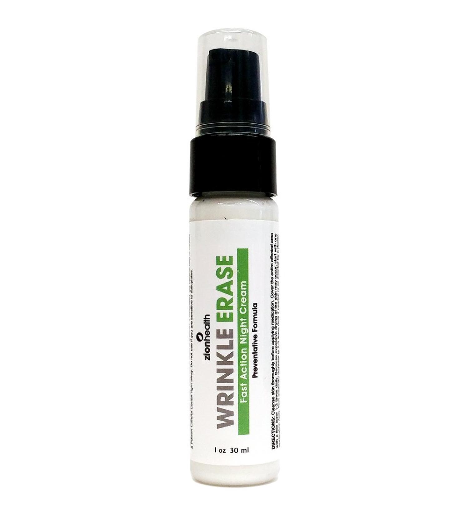 Buy Wrinkle Eraser Night Cream - Zion Health 1 oz | Best Anti-Aging Cream for Youthful Skin - International Shipping Available - Buy Online on GoSupps.com