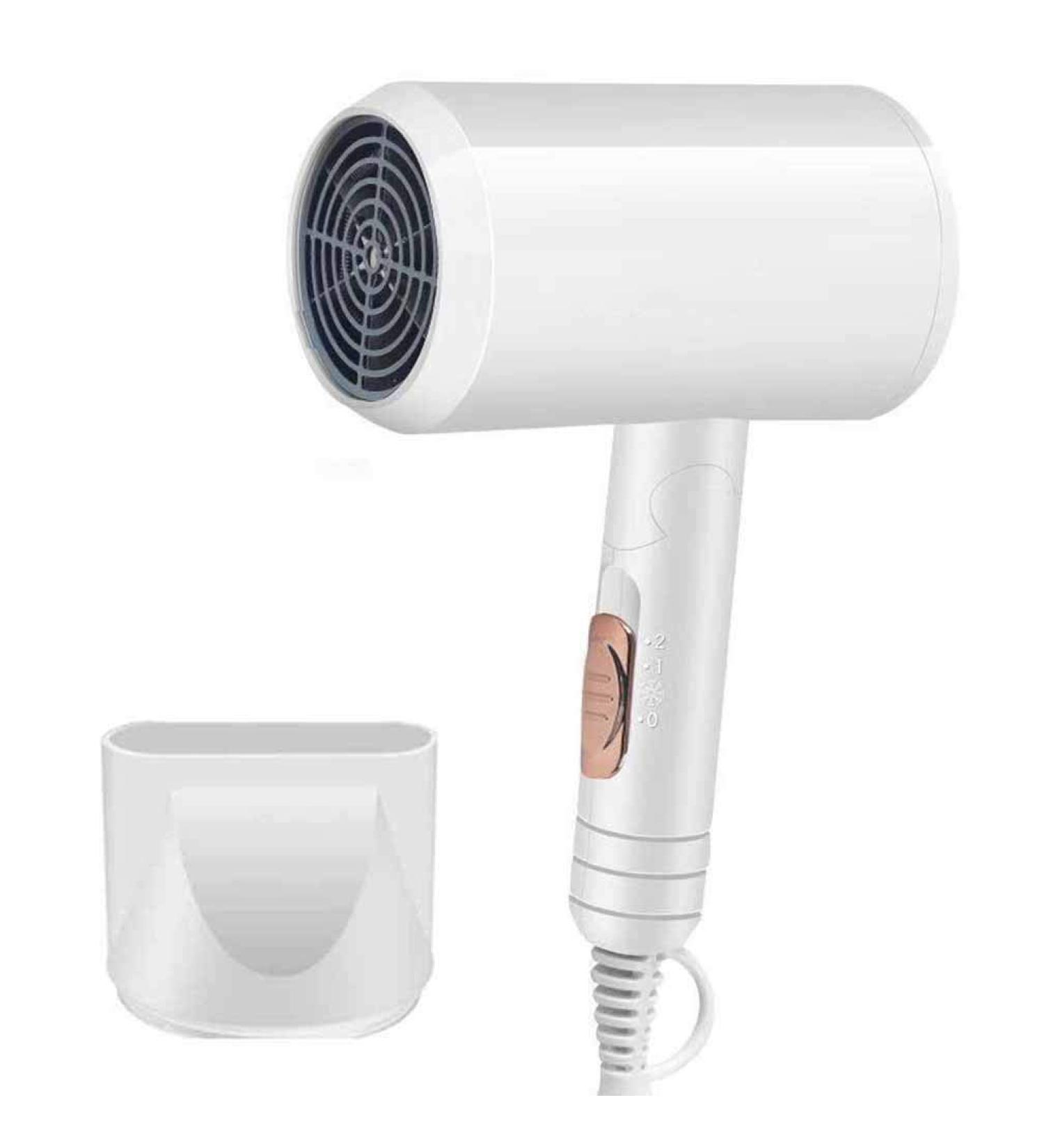 Travel Hair Dryer Compact Hair Dryer Ionic Hair Dryer Portable Hair Dryer 1200W 2 Speed and 3 Heat with Folding Handle Overheat Protection Low Noise Lightweight for Home Use Travel White - Buy Online on GoSupps.com