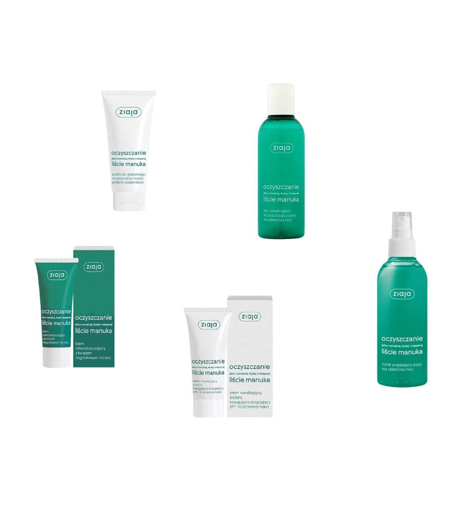 Auto-schmuck® Ziaja Cosmetic kit, face cream, day cream, night cream, eye cream, face cleansing gel, hand cream, body butter, body milk, balm