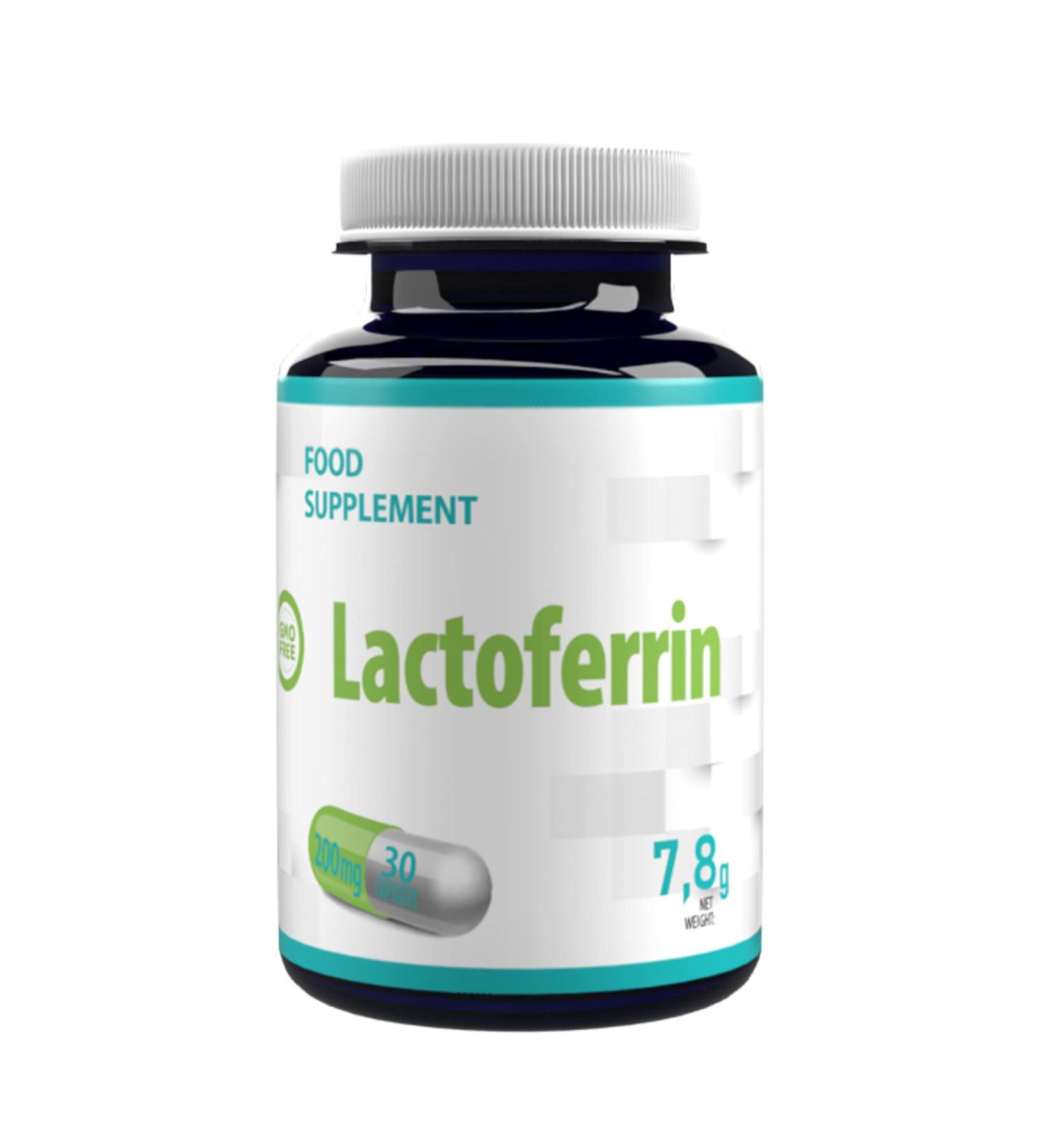 Hepatica Lactoferrin 30 vegan capsules tested by a third-party lab gluten free and GMO free - Buy Online on GoSupps.com