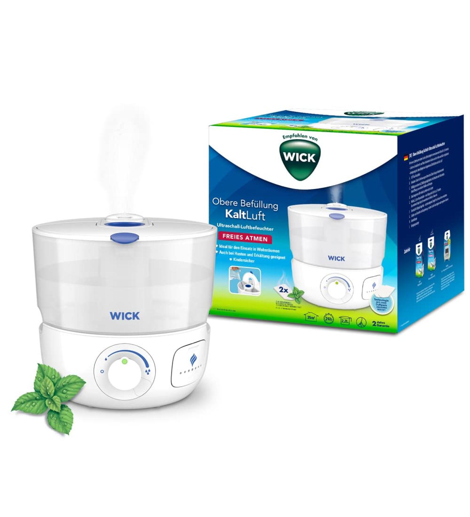 Wick Upper Filling Cold Air Ultrasound Humidifier | 24-Hour Operation for Living Room Bedroom Baby Room | Quiet Essential Oil Diffuser - WUL585E - Buy Online on GoSupps.com