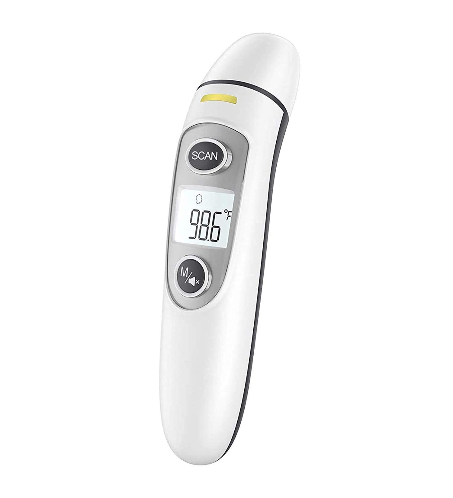 Forehead and Ear Thermometer - No Touch with Fever Alarm and Memory Function for Babies and Adults - Indoor and Outdoor Use - Buy Online on GoSupps.com