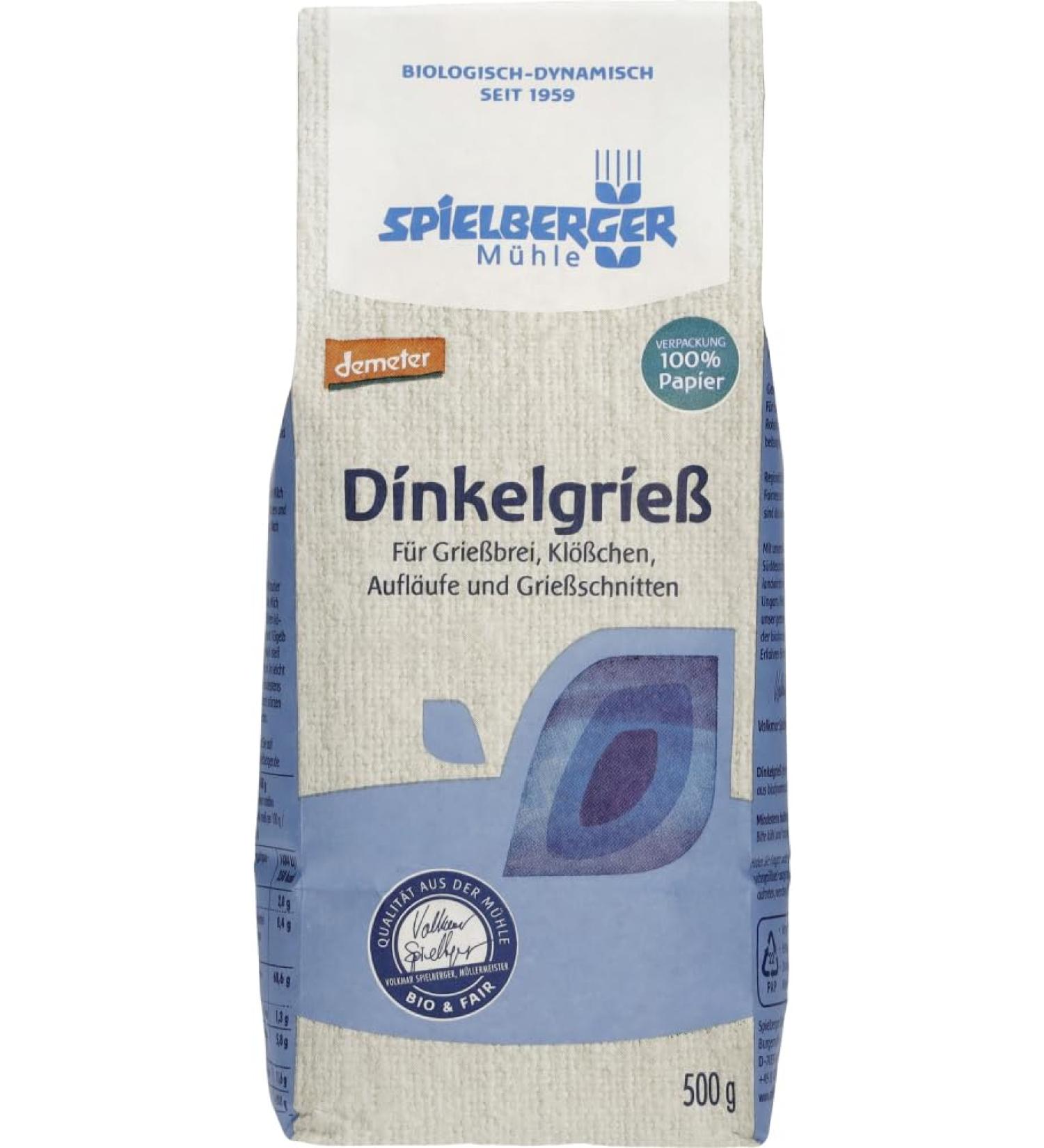 Spielberger AG Spielberger organic speltgries demeter 6 x 500 g