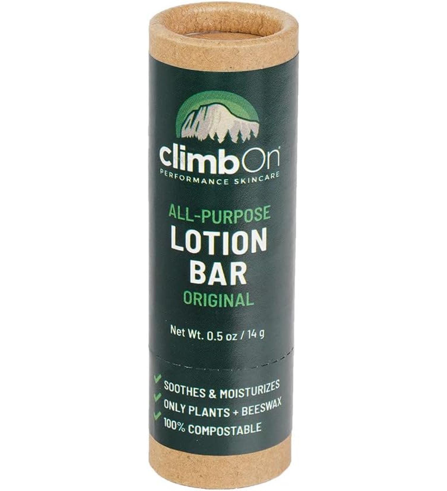 climbOn Lotion bar sustainable purely plant-based body care - 0.5 Oz