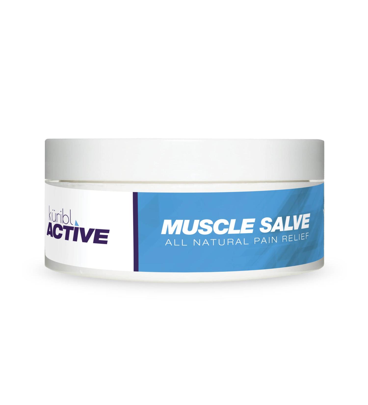 Kuribl Active Muscle Salve 2.3 oz - Natural Pain Relief with Menthol, Camphor & Arnica for Joint Pain & Muscle Soreness - Buy Online on GoSupps.com