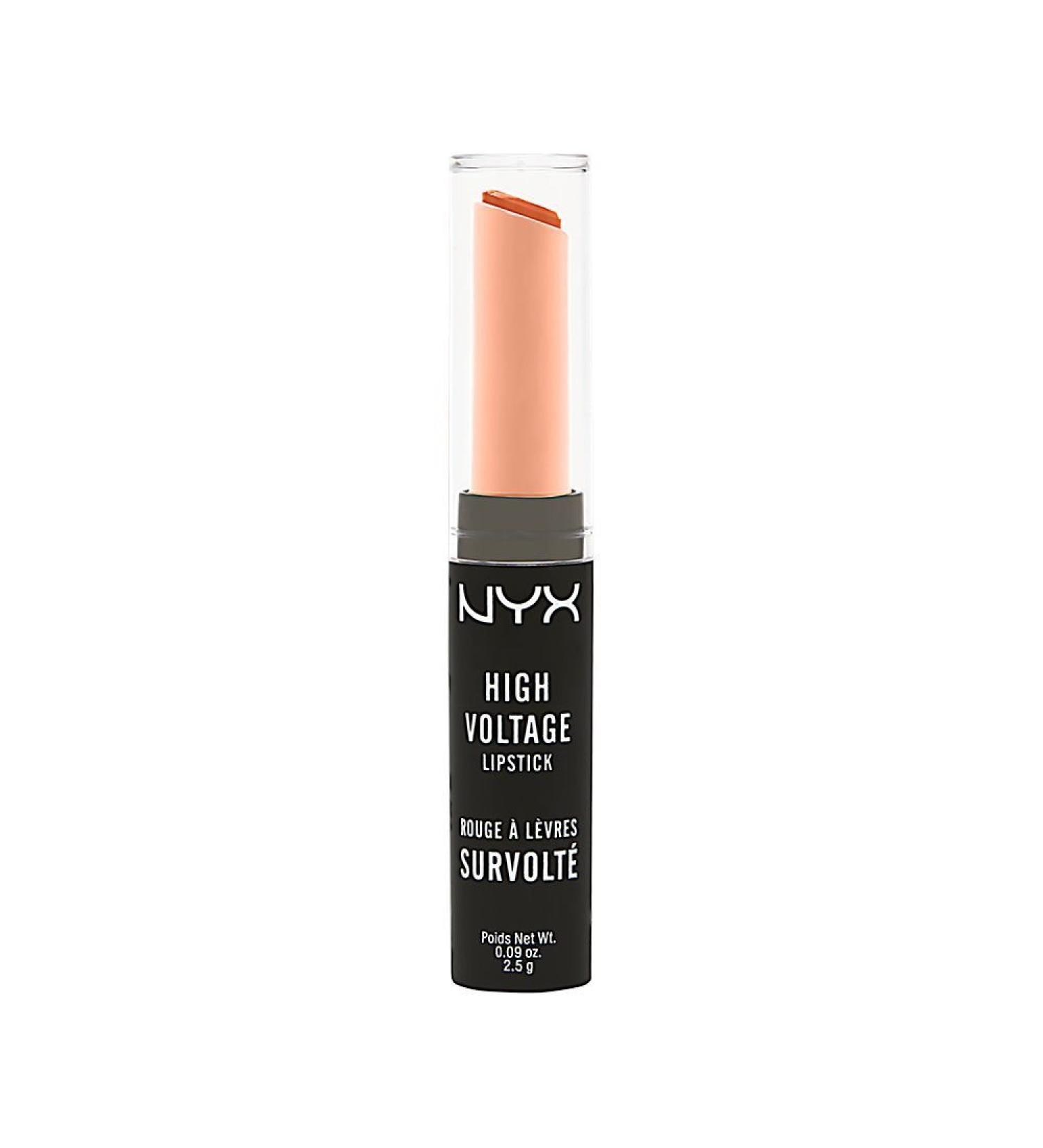2 x NYX Cosmetics High Voltage Lipstick 2.5g - HVLS15 Tan Gerine