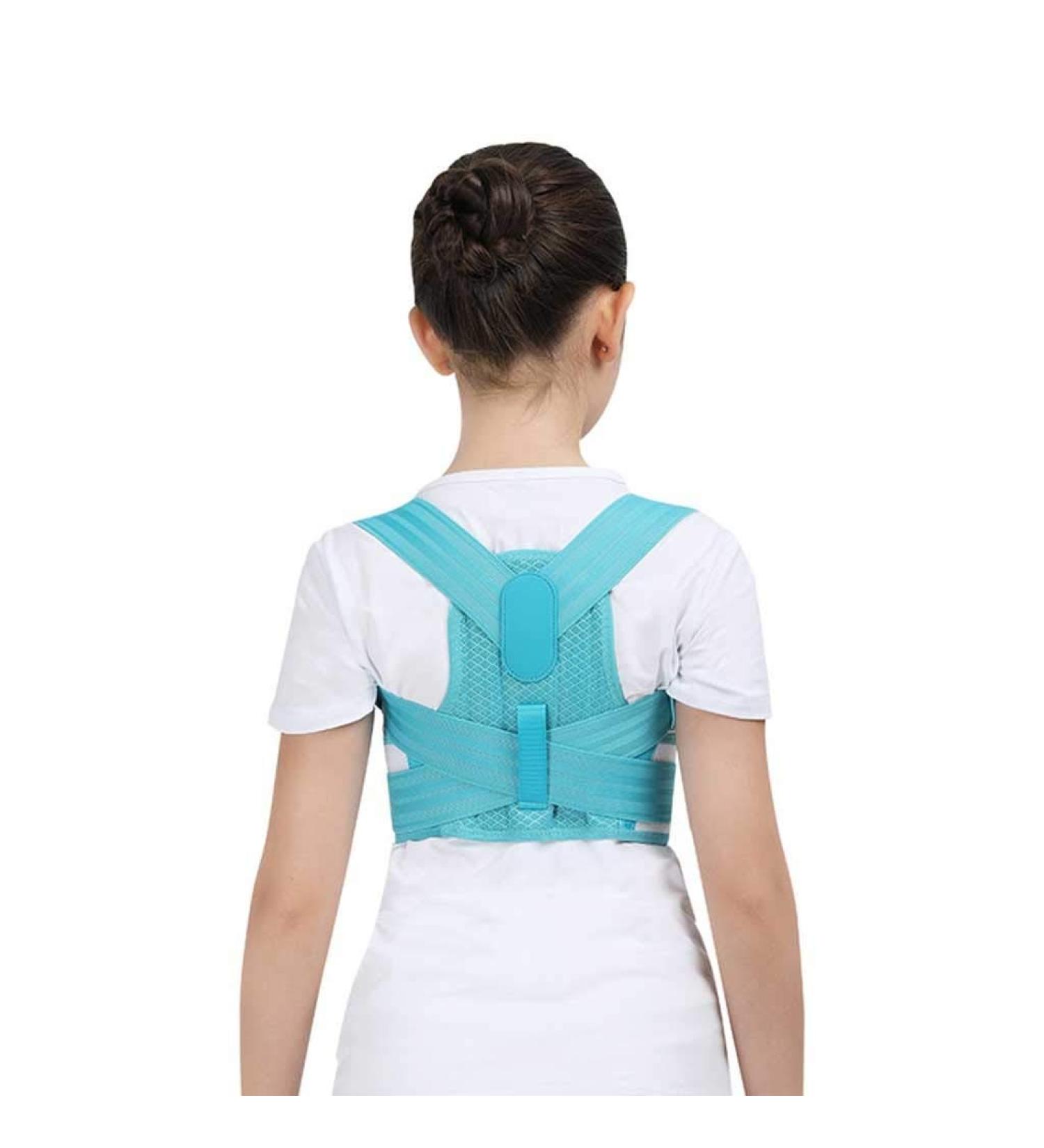 Buy DFHBFG Adjustable Children Posture Corrector Back Support Belt - Kids Orthopedic Corset for Spine & Back - Small Size (Blue) - Improve Posture & Comfort - Buy Online on GoSupps.com