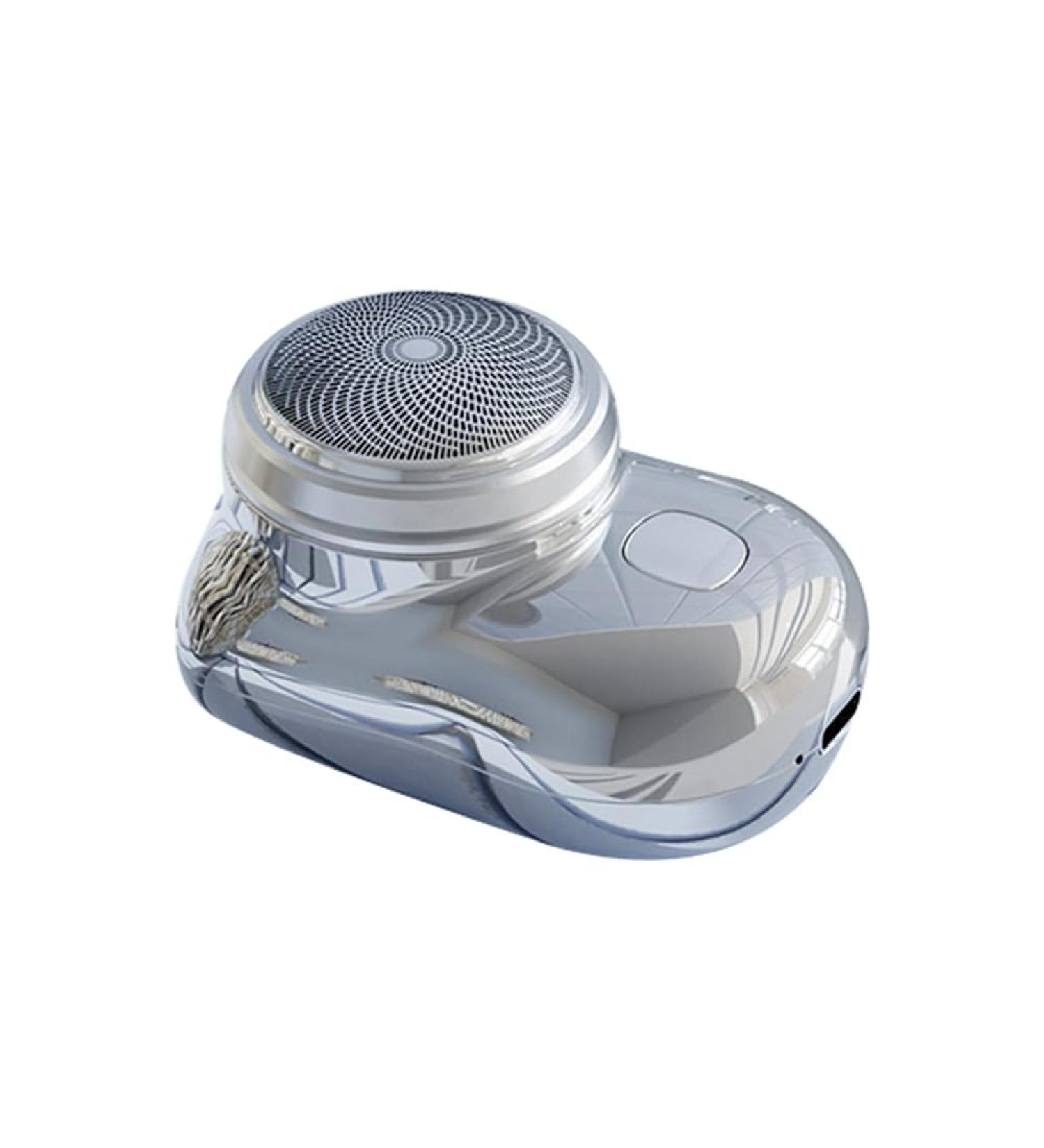 tesrgre Portable USB Electric Shaver Travel Shaver for Men Pocket Electric Shaver Beard Trimmer Digital Display B Silver - Buy Online on GoSupps.com