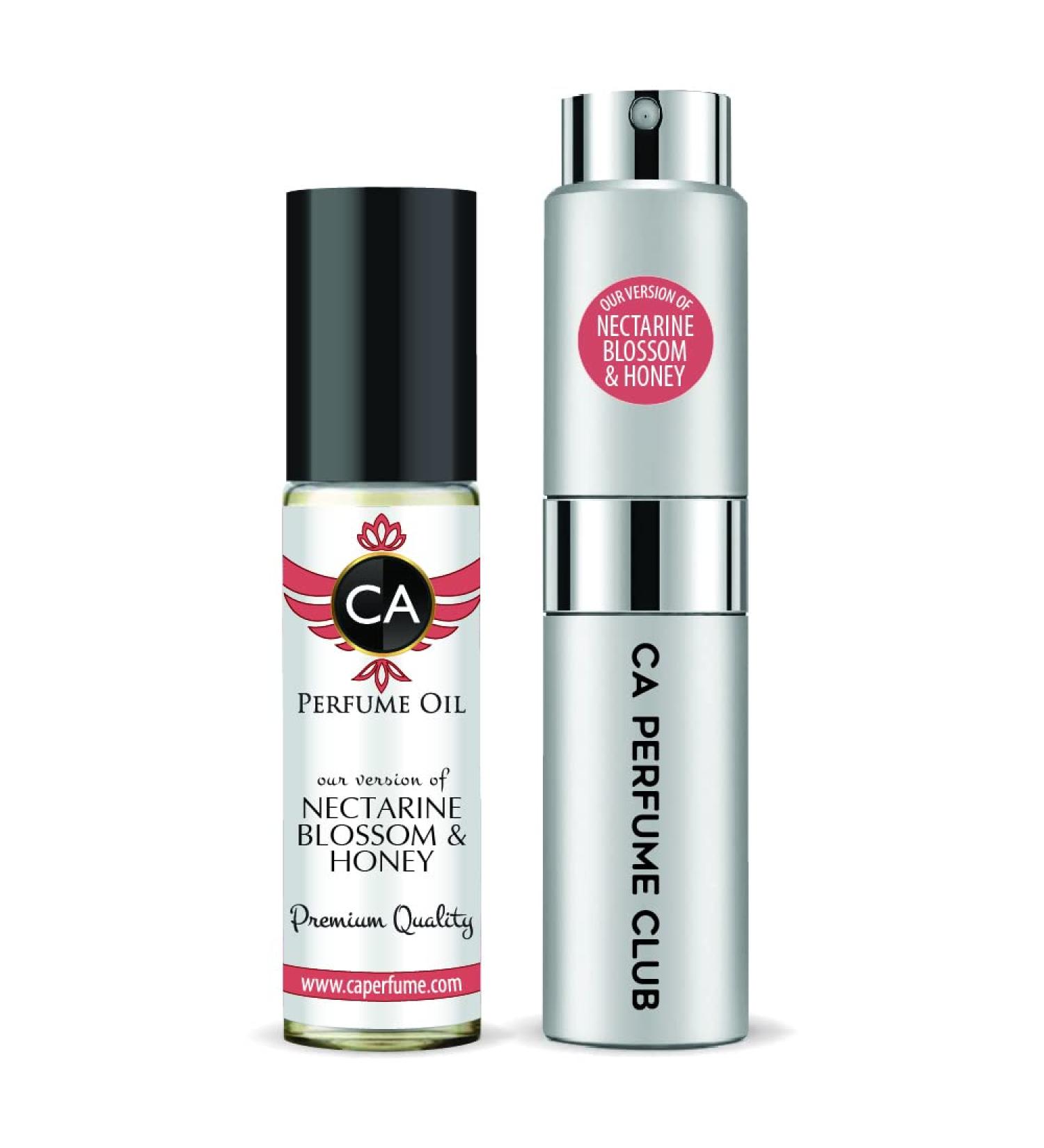 CA Perfume Duo Impression of Jo Nectarine Blossom & Honey For Women & Men Eau de Parfum Refillable Atomizer Sprayer + Fragrance Body Oil Long Lasting Sample Size Roll-On 0.27 Fl Oz+0.33 Fl Oz - Buy Online on GoSupps.com