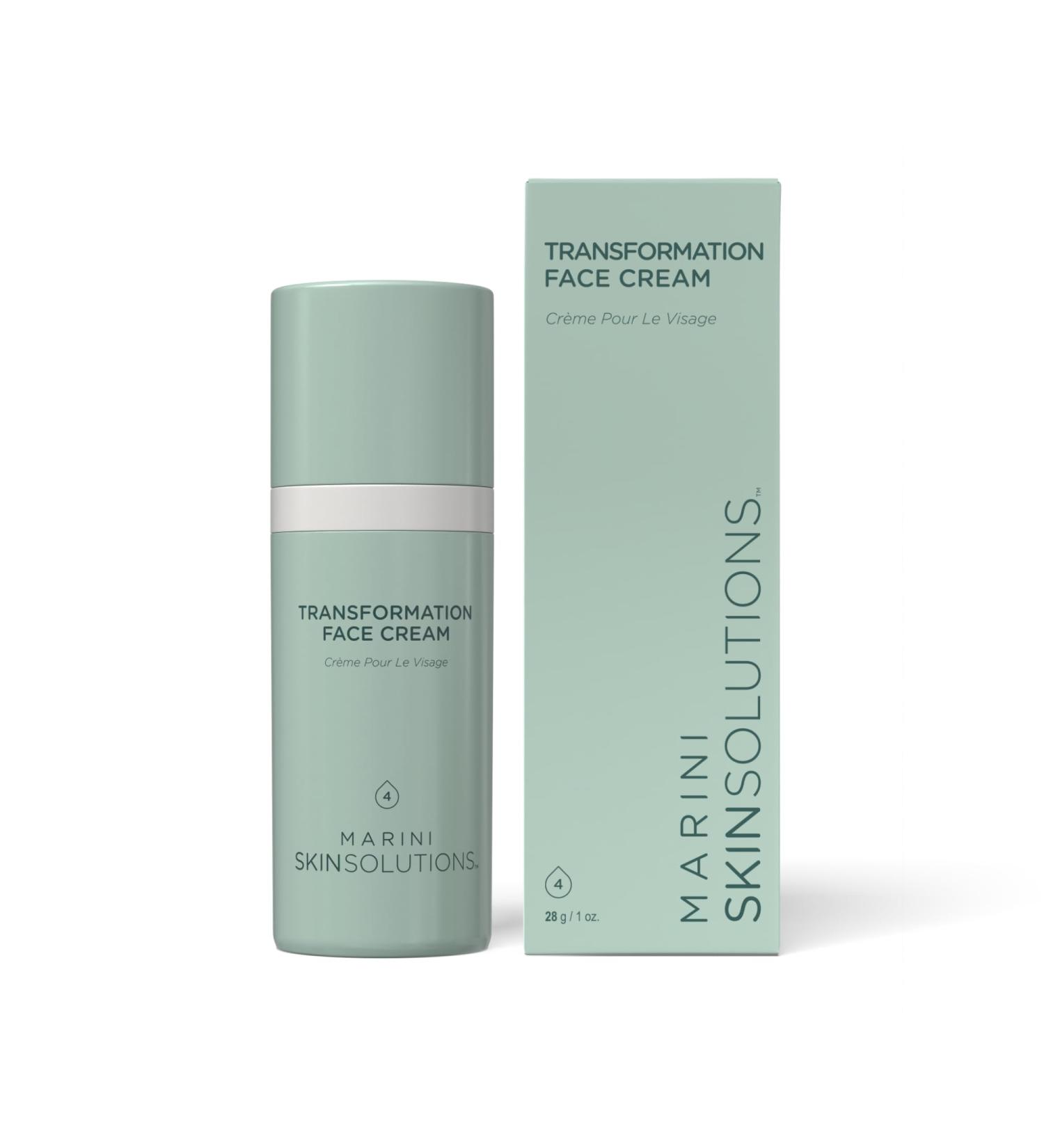 Marini SkinSolutions Transformation Face Cream - Advanced Moisturizer with Anti-Aging Peptides Growth Factors & Hyaluronic Acid - Cruelty Free - Made in the USA - 1 oz - Buy Online on GoSupps.com