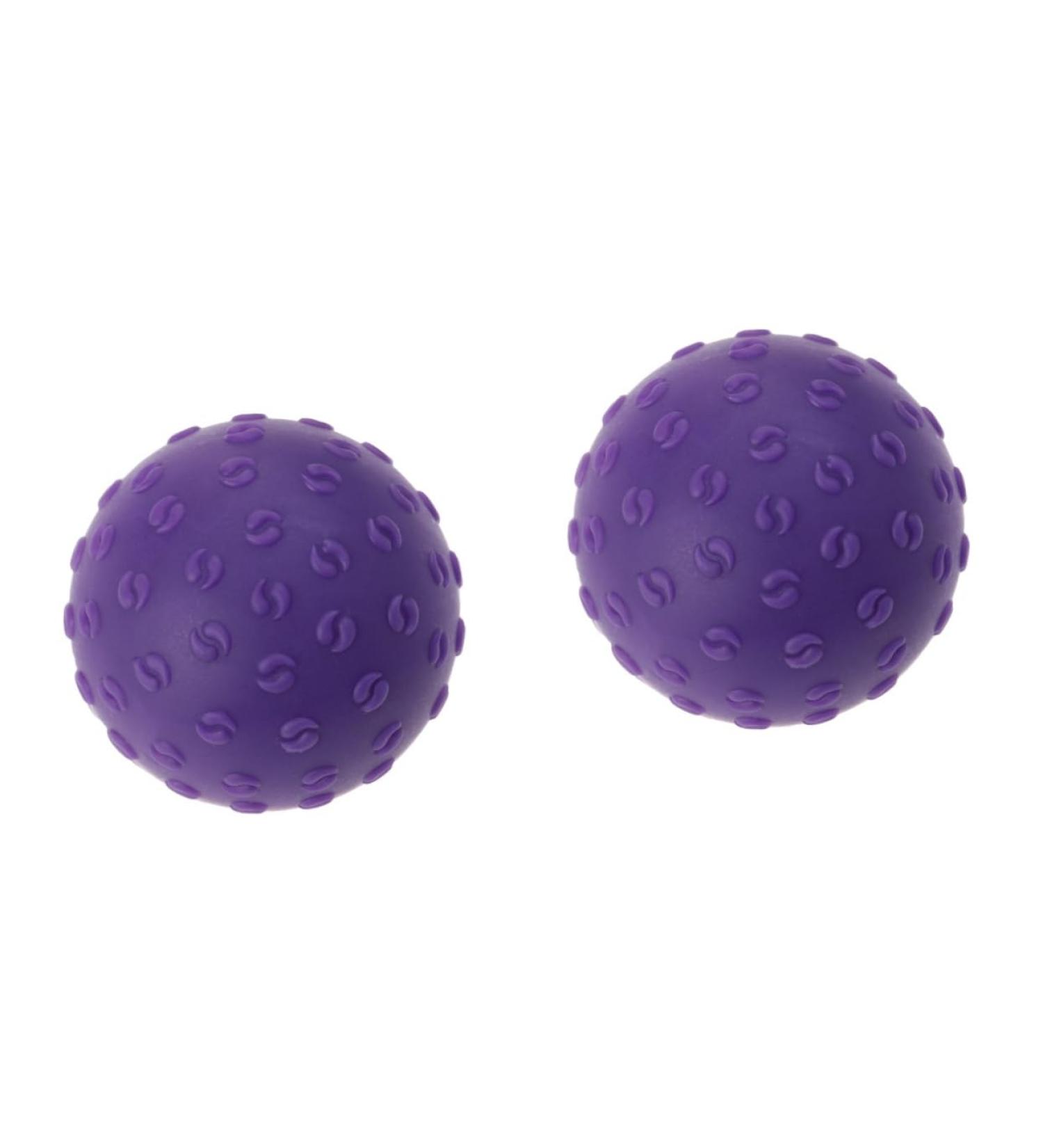 Beaupretty 2ST Stability Ball - Silicone Puzzle & Massage Ball for Fitness Yoga Balance & Exercise in Violet - Buy Online on GoSupps.com