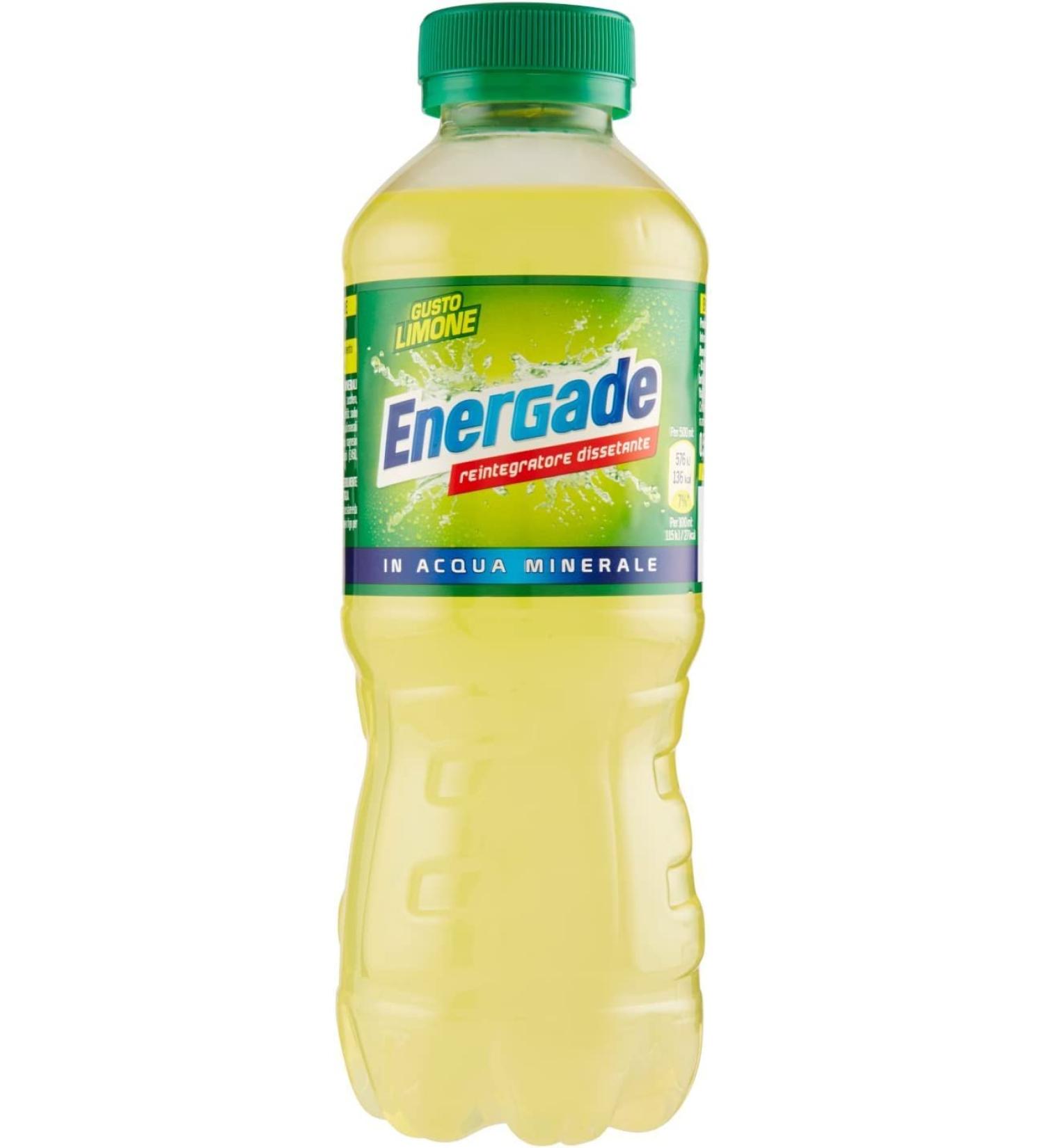 24x Energade Limone Bevanda energetica LemonEnergyDrink 05 liter - Buy Online on GoSupps.com