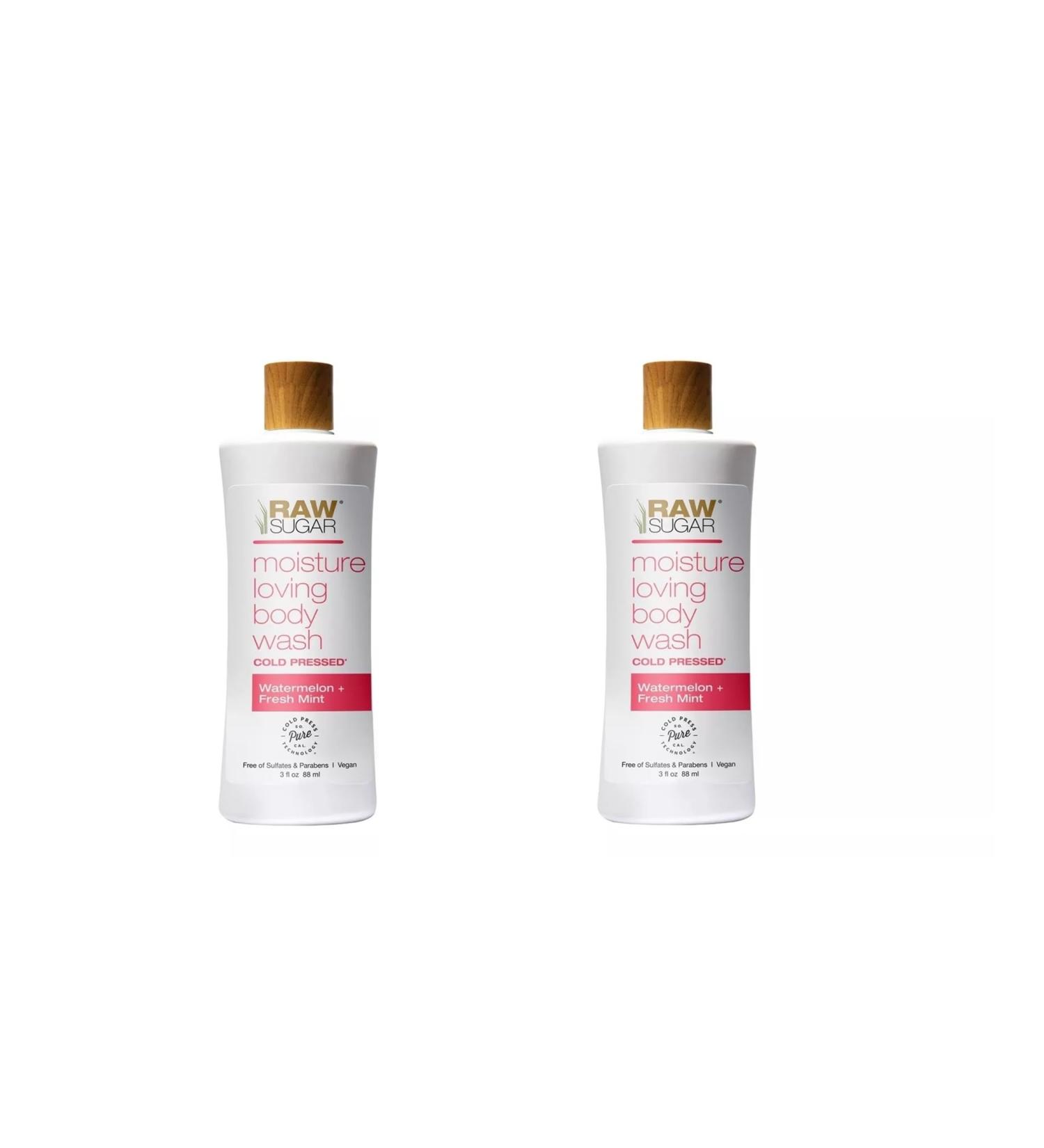 Watermelon and Fresh Mint Travel Size Body Wash (3 fl. oz) Each Pack of 2