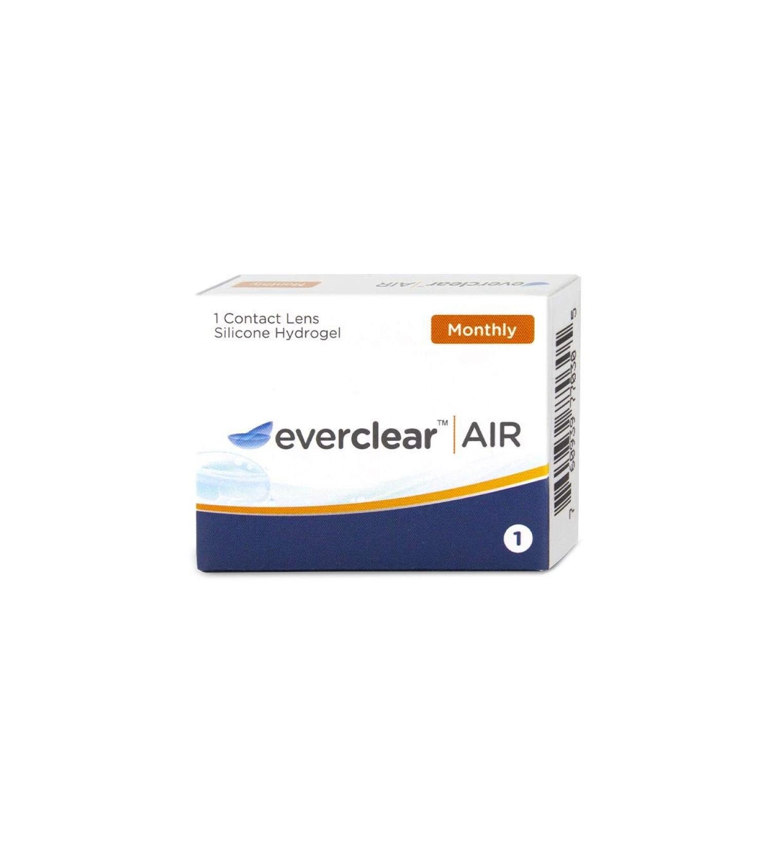 Buy EverClear Air Monthly Lenses - Soft Silicone Hydrogel | -9.00 Diopters 1 Piece | International Shipping Available - Buy Online on GoSupps.com