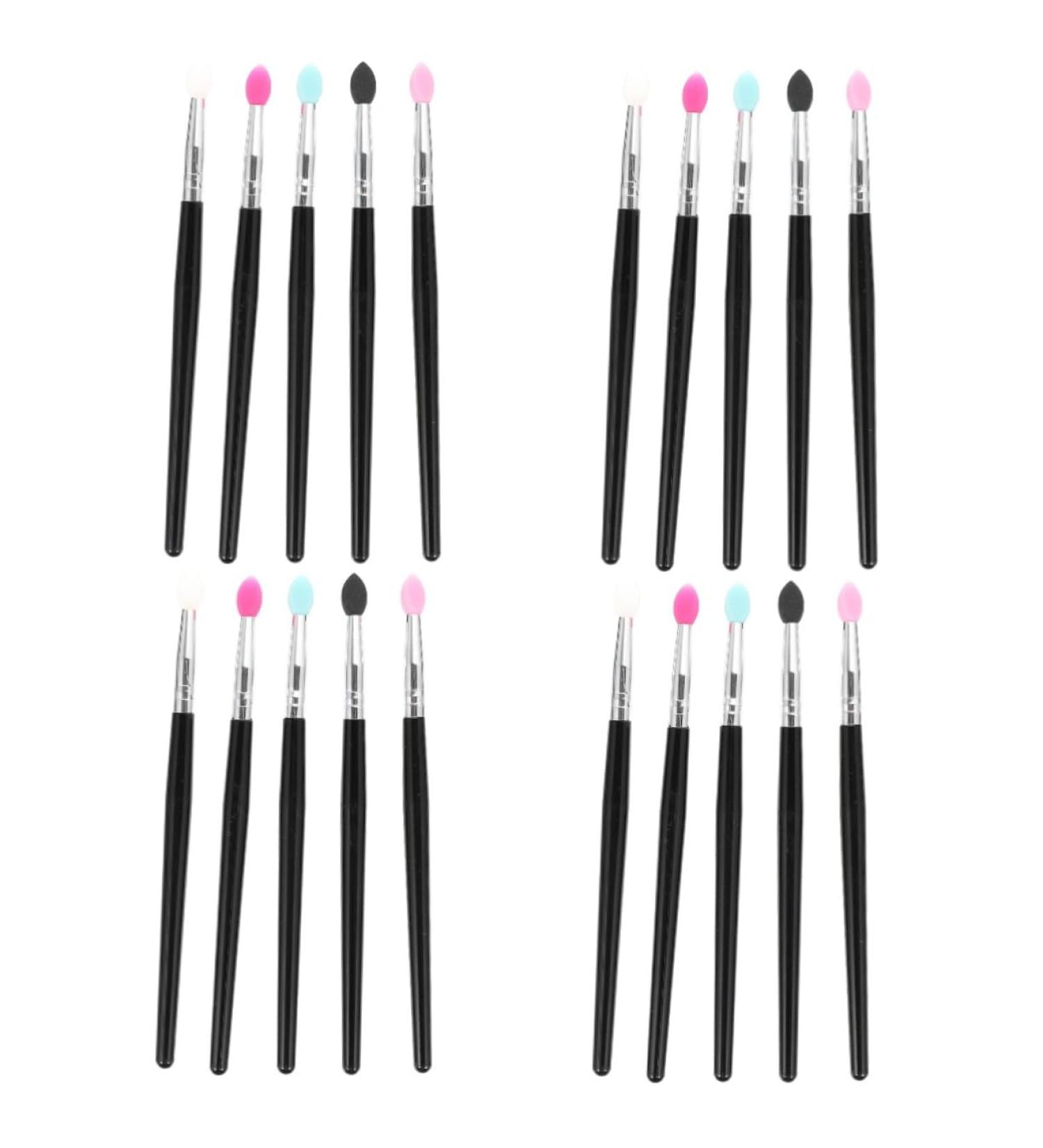Hemoton 20 Pcs Silicone Eyeshadow Brush Lipstick Brush Applicator Lipstick Lip Applicator Plastic Handle 14.7x0.9cmx4pcs As Shownx4pcs - Buy Online on GoSupps.com