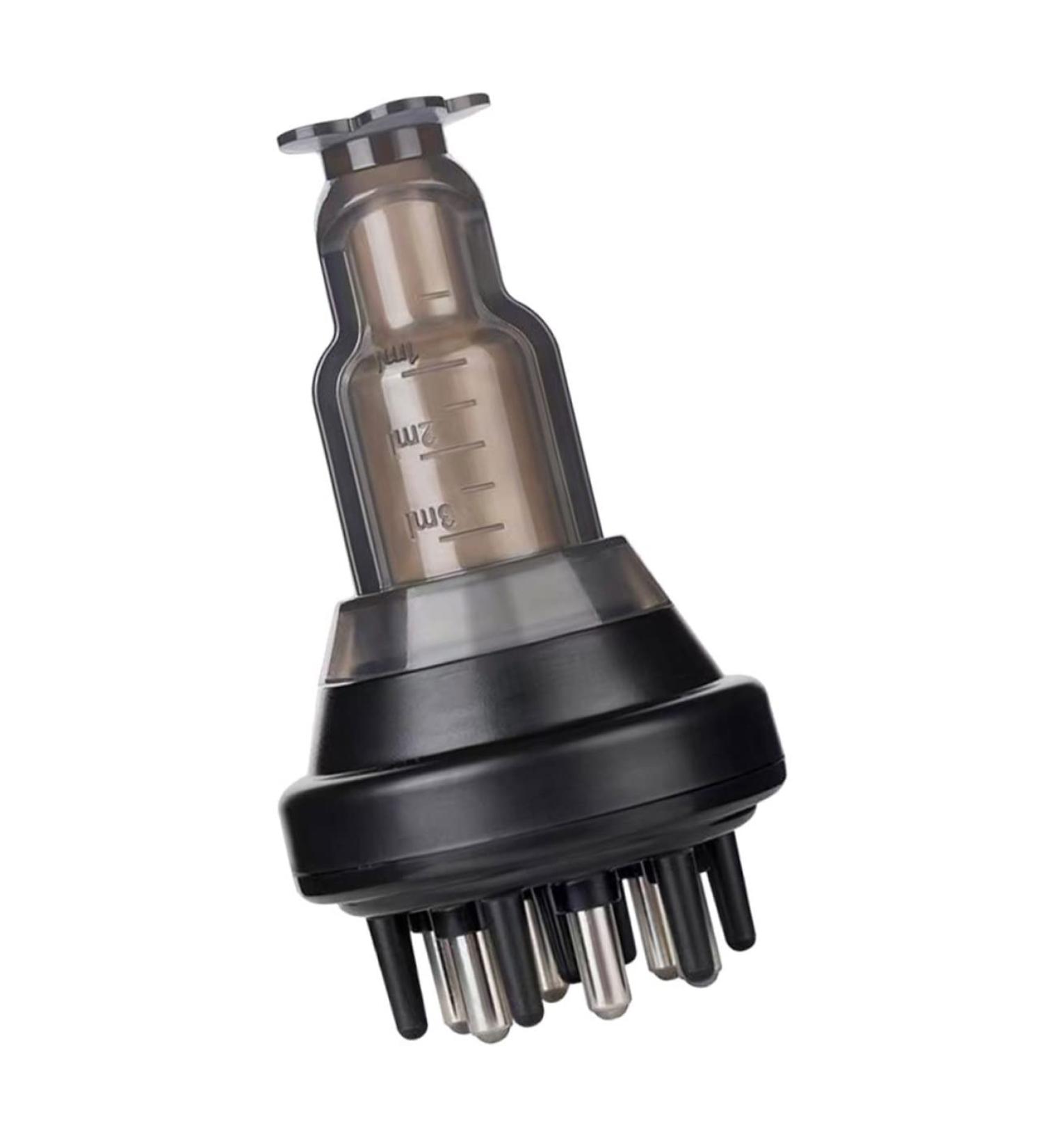 Durable Scalp Applicator Essential Oil Device - Comb & Massager for Scalp Care | 4x4cm Black - Buy Online on GoSupps.com