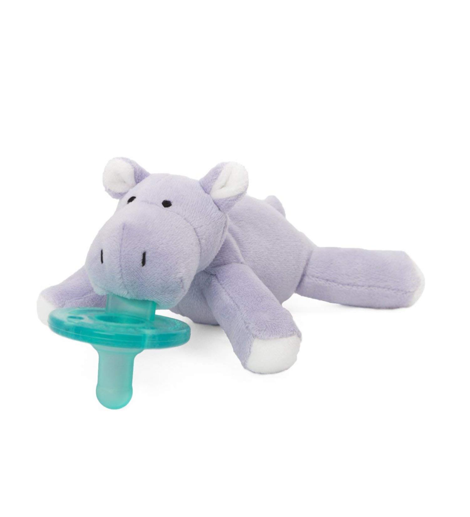 WubbaNub Hippo Infant Pacifier - Soothing and Adorable Pacifier for Babies - Buy Online on GoSupps.com