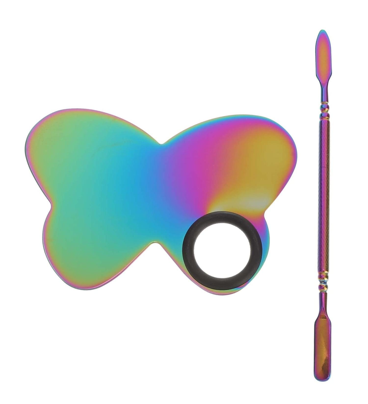 Palette de Maquillage pour Nail Art avec Spatule Surface Facile Nettoyer Palette Fond de Teint pour M lange de Couleurs Outil Pratique pour Cosm tiques - Buy Online on GoSupps.com