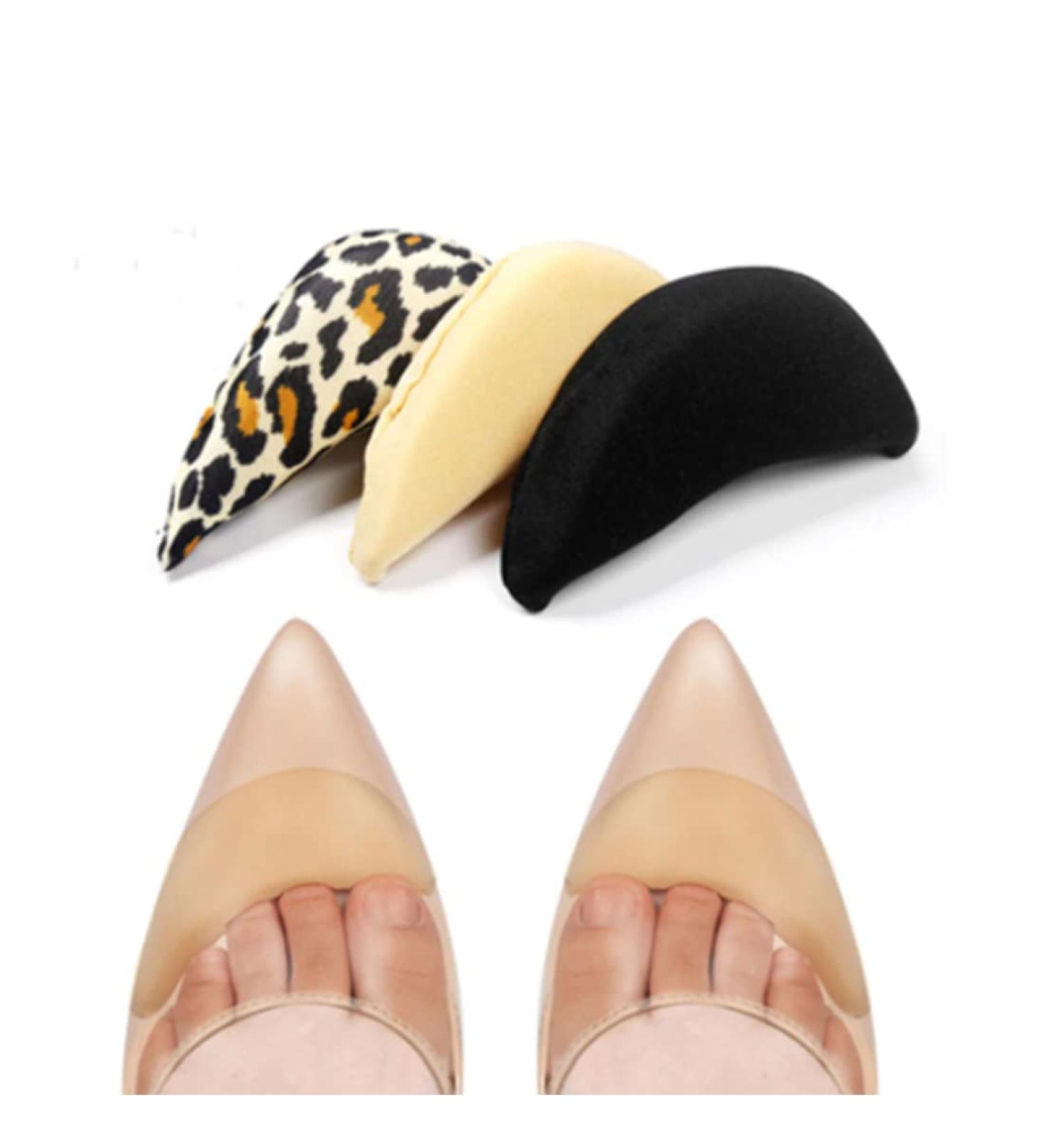 2 Pairs Foam Toe Filler Inserts for Women High Heels - Reusable Shoe Cushion Pads for Toe Pain Relief - Buy Online on GoSupps.com