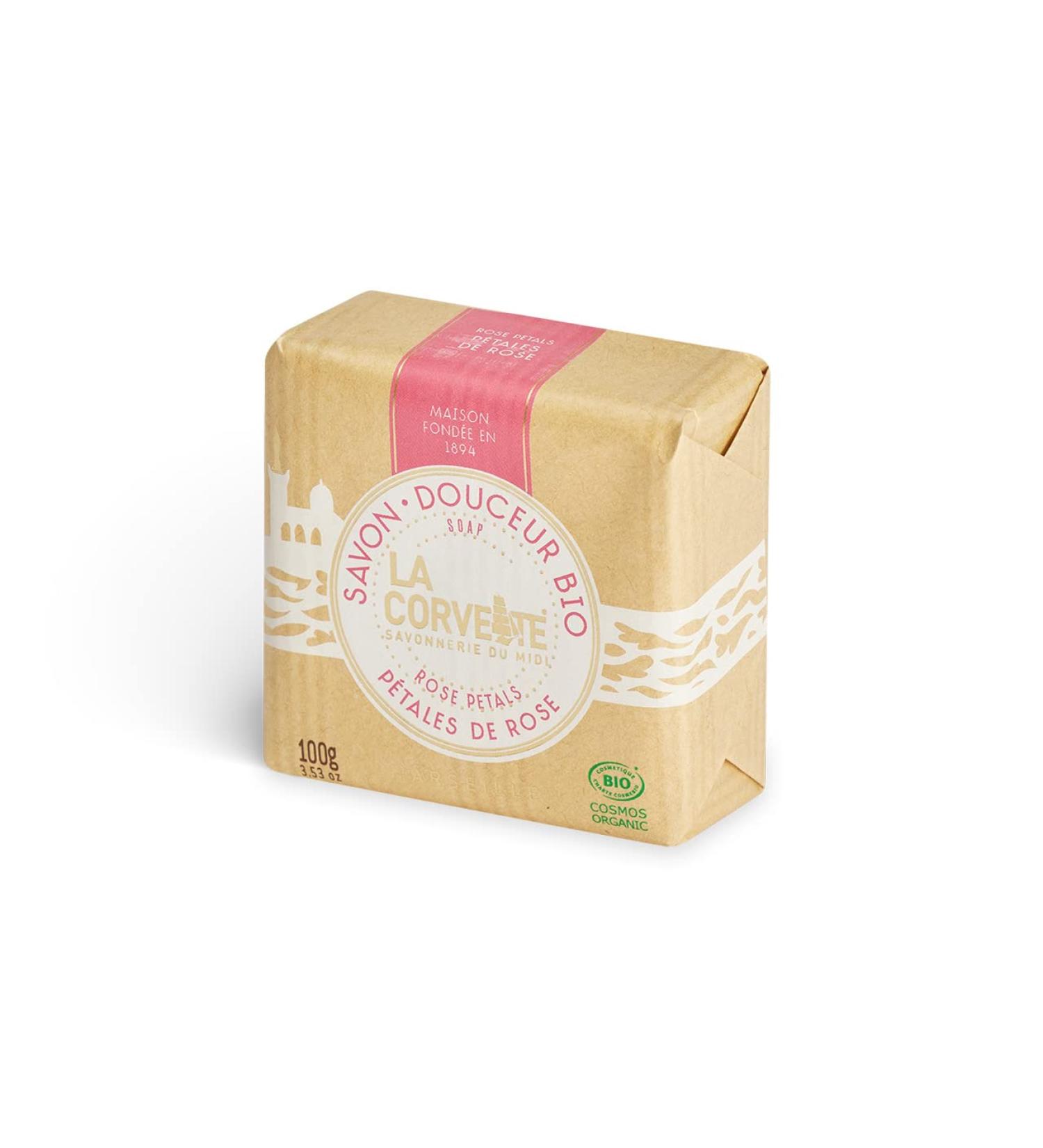 Rose Petals Pastille Soap - 100g | Luxurious Rose Scent International Shipping Available - Buy Online on GoSupps.com
