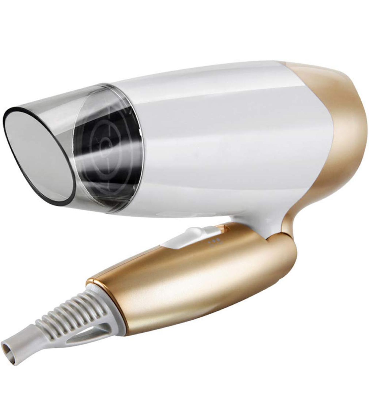 Folding Hairdryer 1400W Powerful Hair Dryer Portable Travel Fast Drying Hair Lightweight Quiet Blow Dryer - Buy Online on GoSupps.com