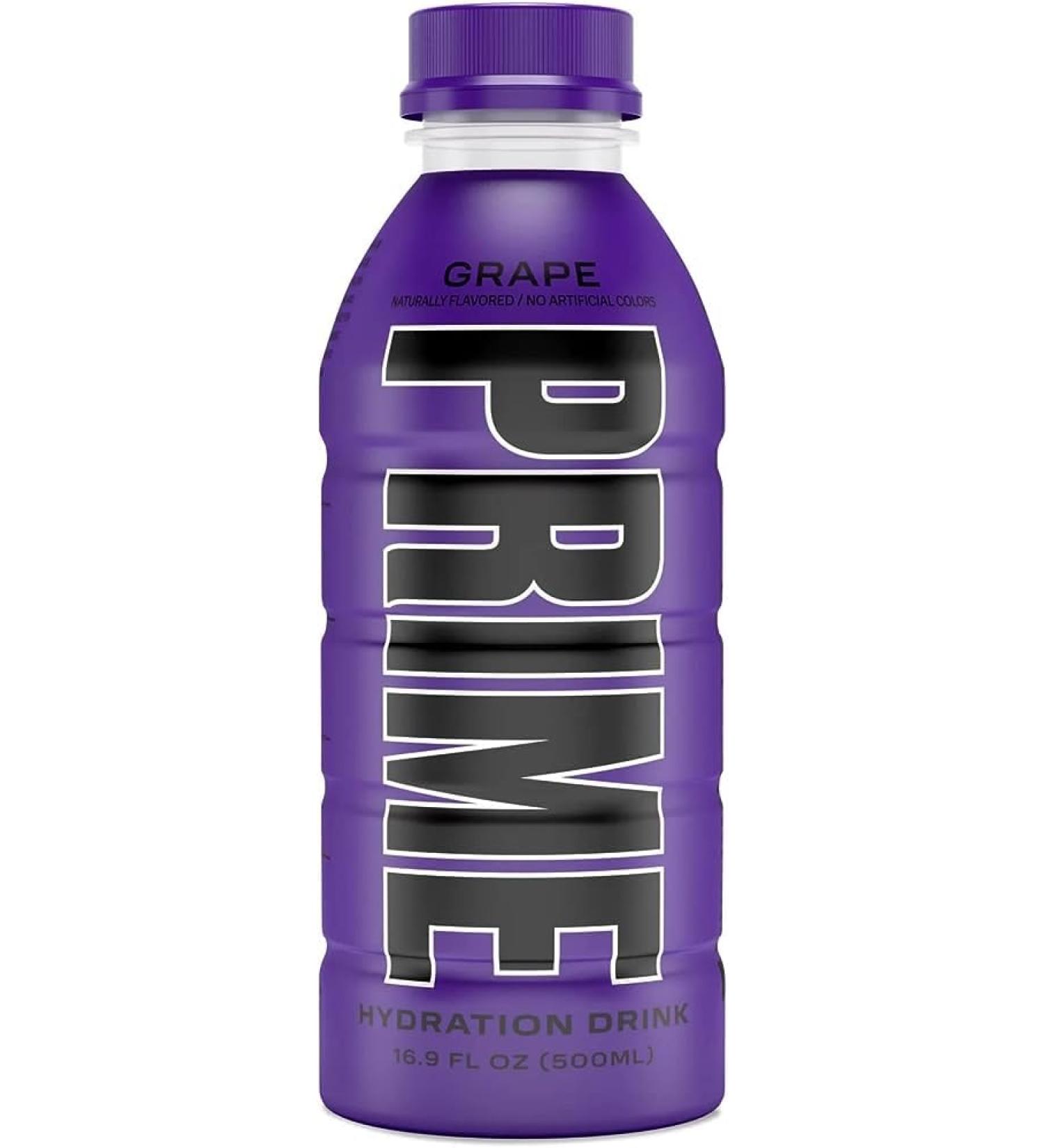 PRIME Hydration Sports Drink by Logan Paul & KSI - Grape - 500ml Bottle