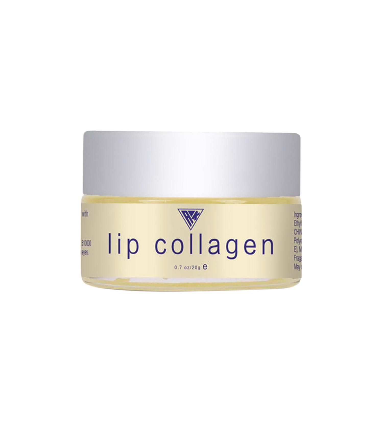 Shop Lip Collagen Peptides Complex & Overnight Lip Mask - Plump Hydrate & Nourish Your Lips | 20g with Vitamin E Coconut & Beeswax - Buy Online on GoSupps.com