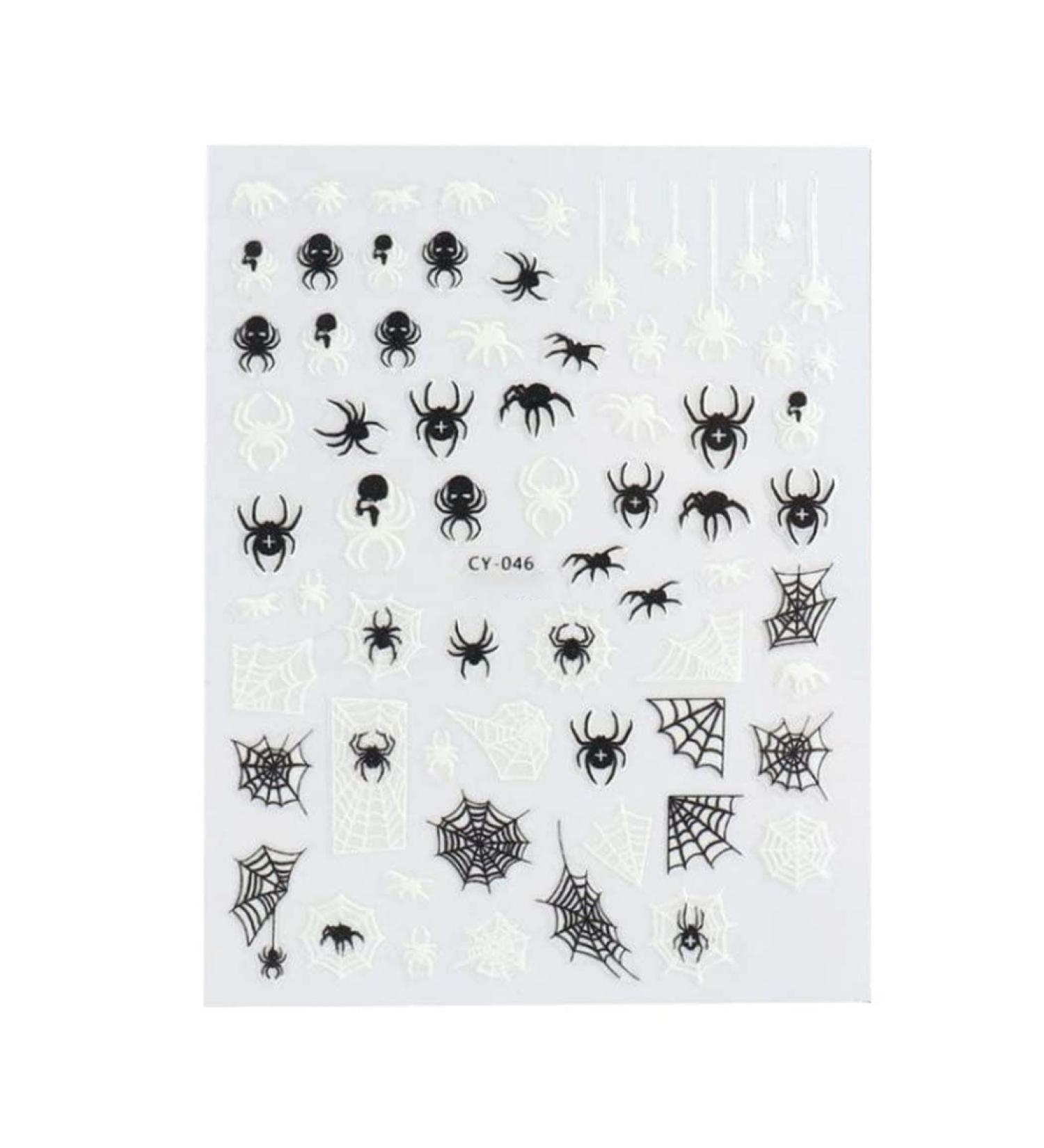 Nail ornamentHalloween Nail Sticker Adhesive 3D Luminous Little Monster Nail Art Accessories for Women Style1 - Buy Online on GoSupps.com