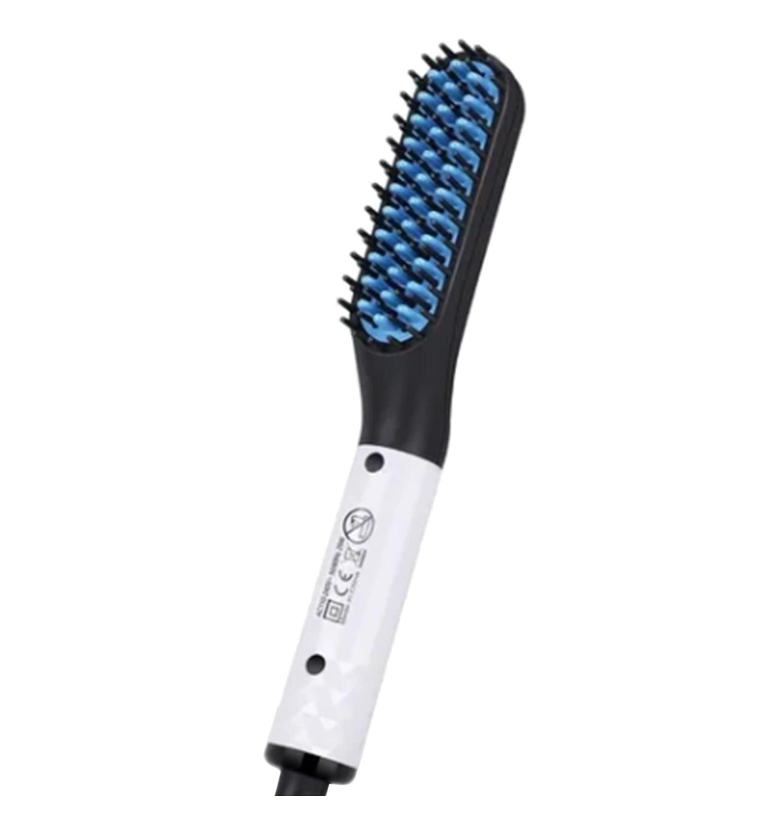 Electric Beard Straightener Brush - Portable PTC Heating Comb for Men's Hair Styling - Buy Online on GoSupps.com