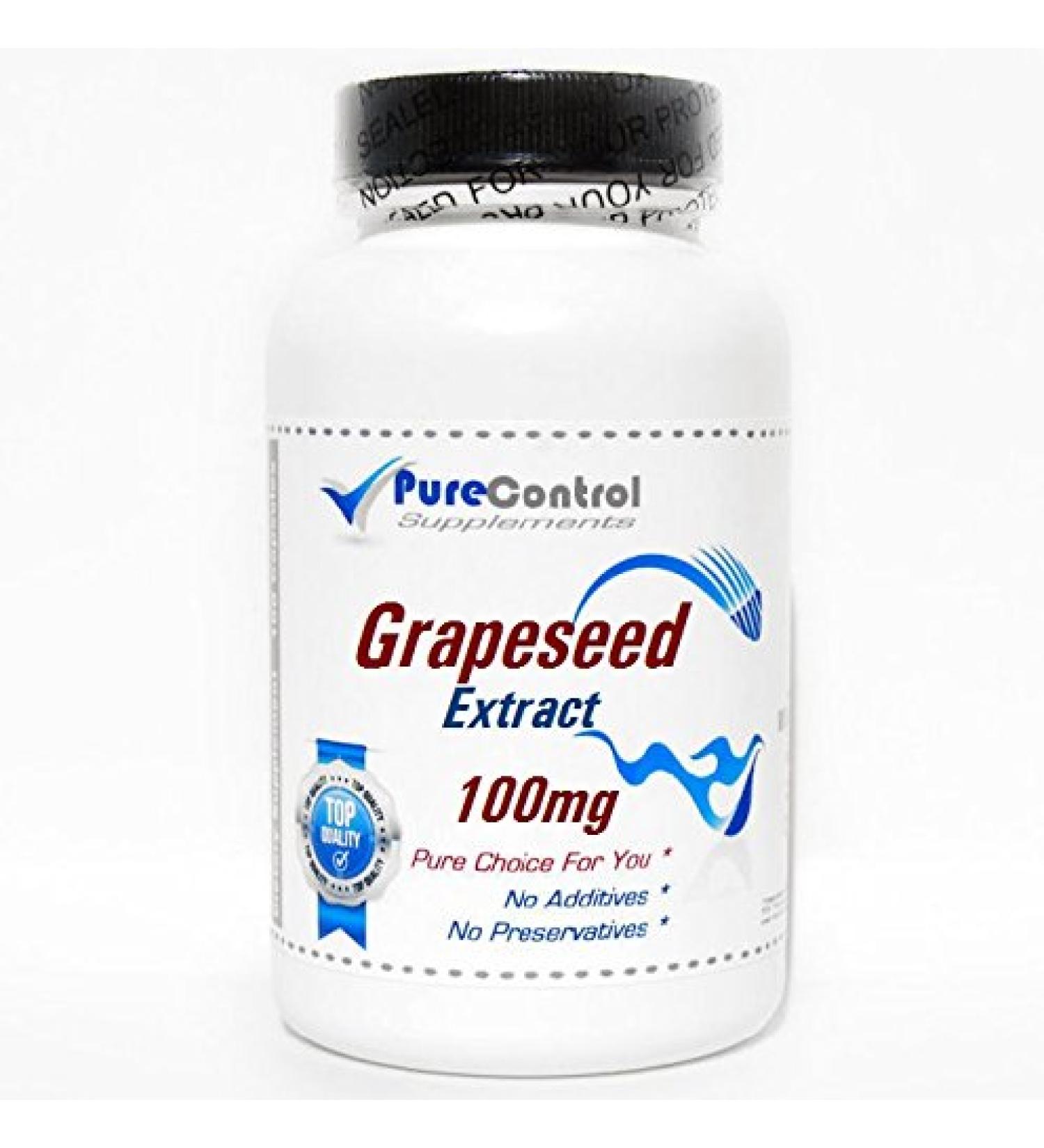 Grapeseed Extract 100mg // 200 Capsules // Pure // by PureControl Supplements