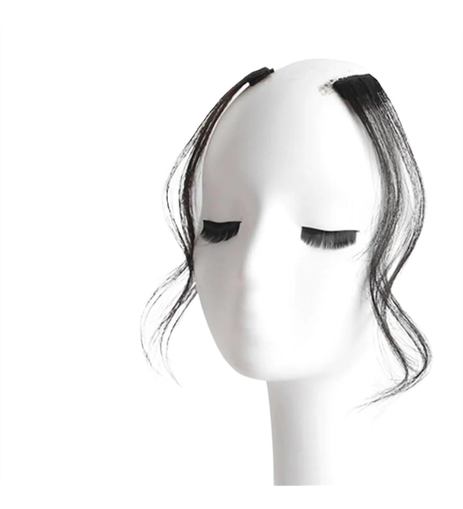 Bangs 2 PCS Set Long Side Air Bangs Wavy Curly Clip in Bangs Hair Pieces for Women Front Side Bangs for Daily Use for Women Curved Bangs for Daily Wear (Color : LXLHA-2) - Buy Online on GoSupps.com