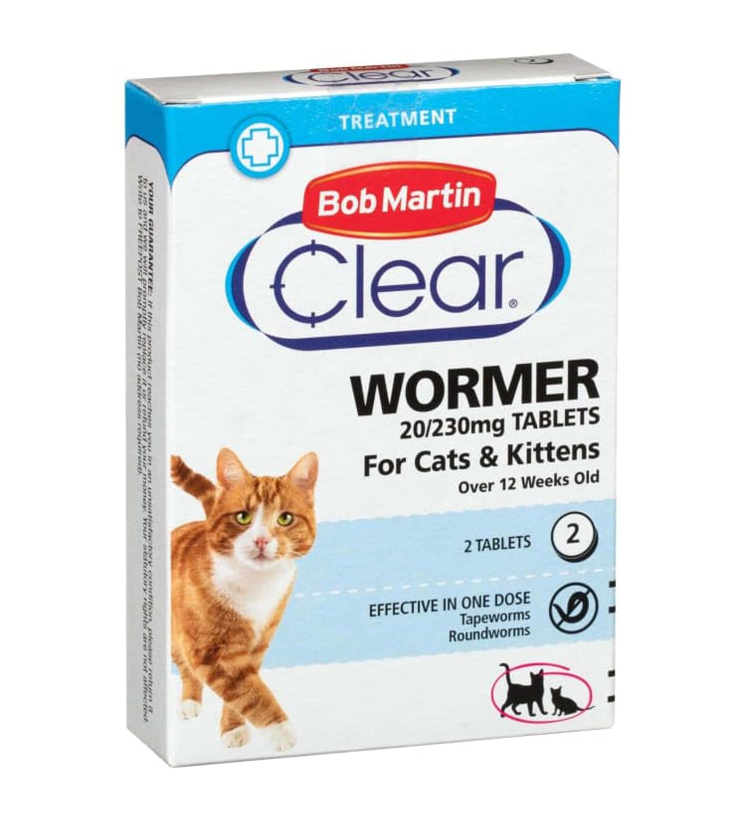 Boob Martin Wormer 2 Pack - Cat & Kitten - Keep your cat and kitten healthy with Boob Martin Wormer.