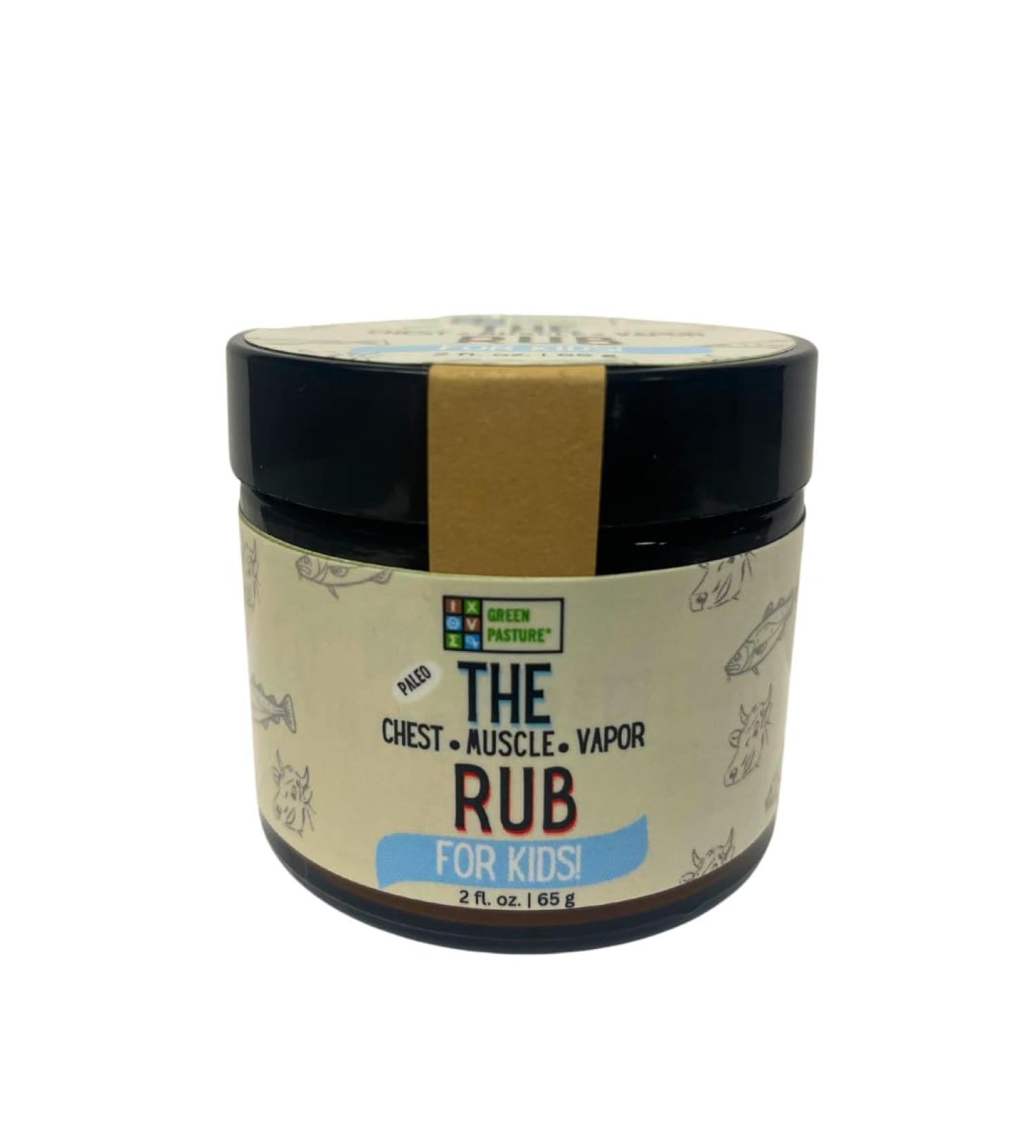Green Pasture The Rub for Kids - Soothing Natural Relief for Children | International Shipping Available - Buy Online on GoSupps.com