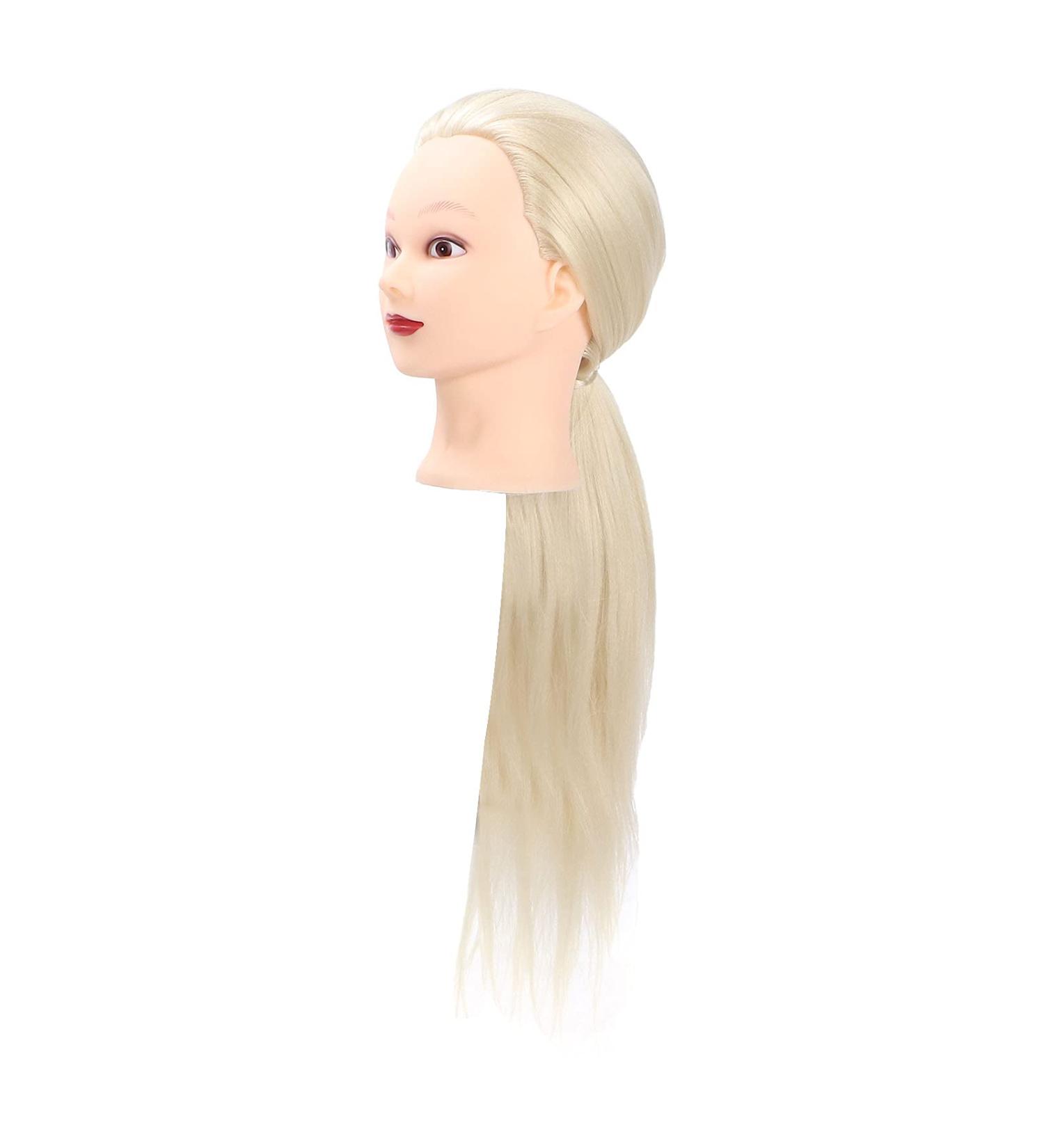 Professional Hairdressing Training Head - Cream White Puppet for Cosmetology Students | International Shipping - Buy Online on GoSupps.com
