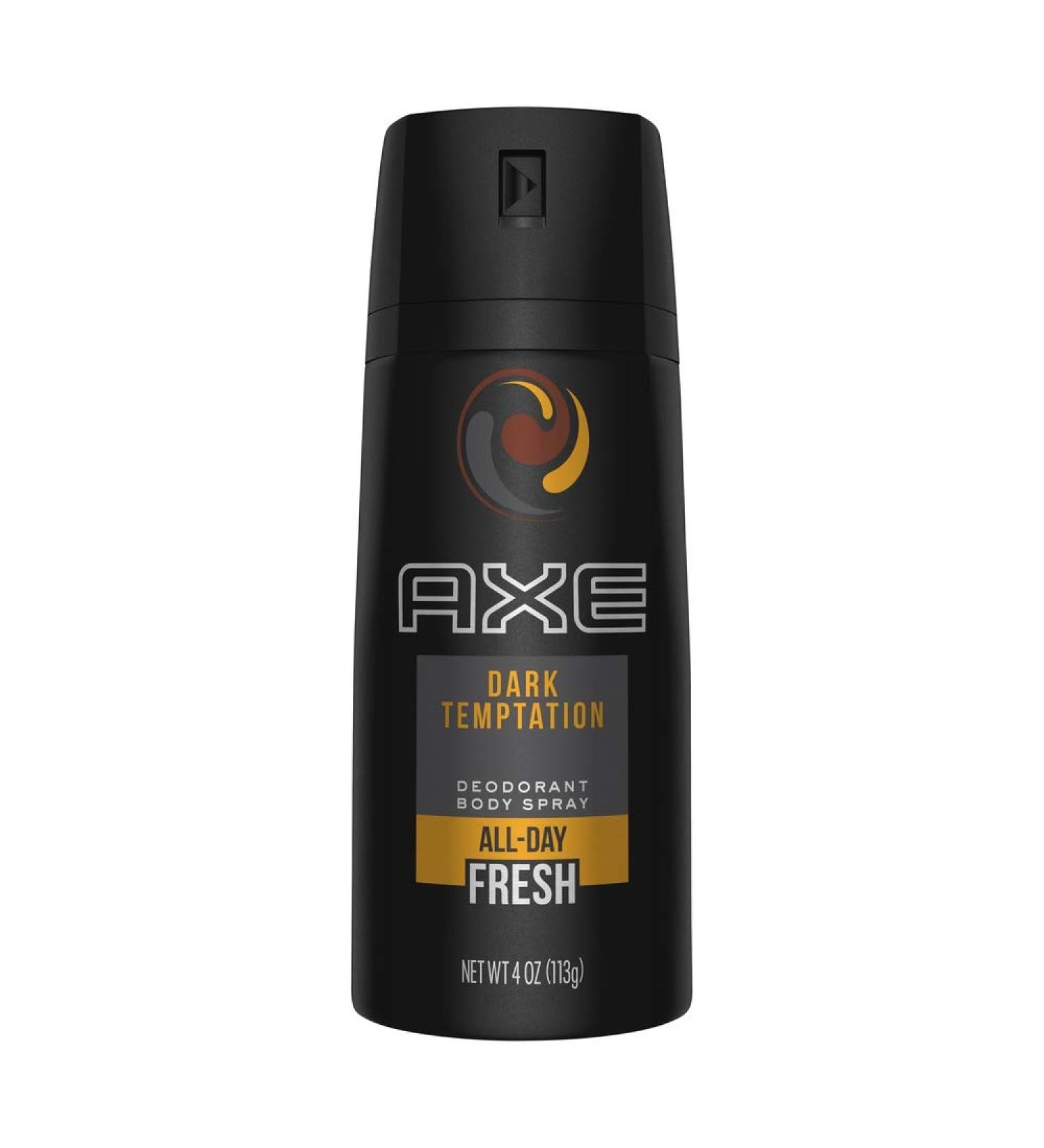 AXE Dark Temptation Deodorant Body Spray  4 oz (113 g) (Bundle of 6)