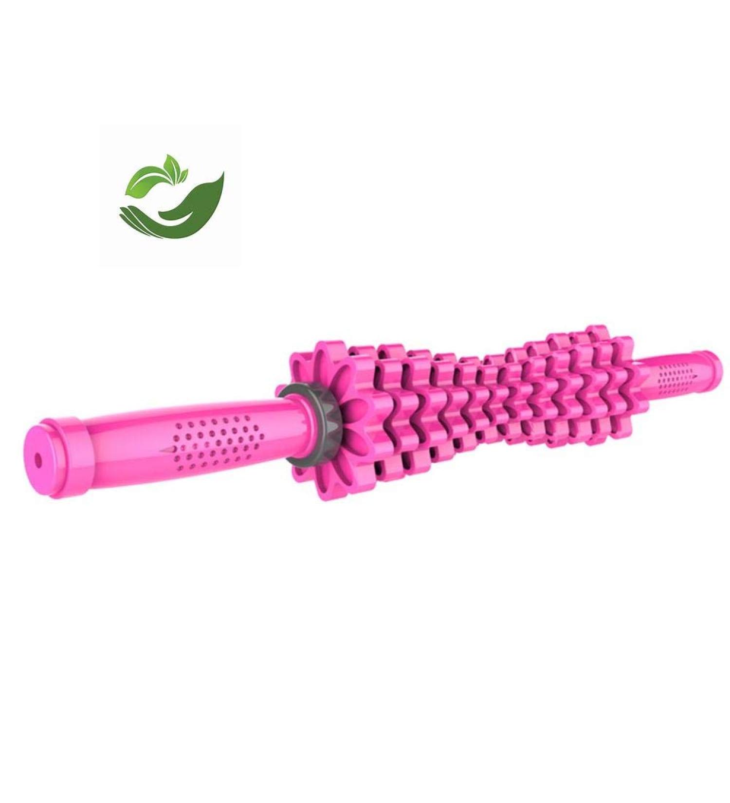 FLY Flu Foam Scooter - Adjustable Fitness Yoga Massage Scooter for Muscle Relaxation & Pain Relief | Portable Wearable Therapy in Pink - Buy Online on GoSupps.com