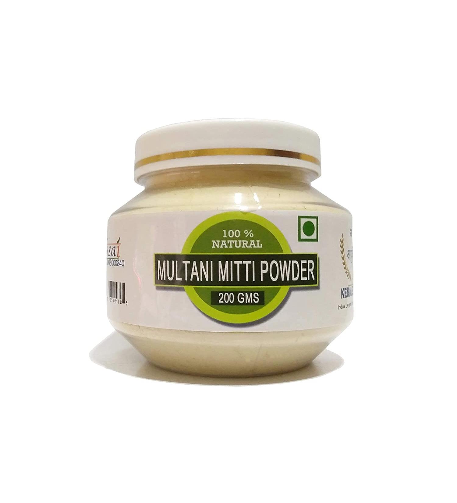  AOZA RT Multanimitti Powder (Fuller Earth/Calcium Bentonite Clay) for Face and Hair Pack 200g - Buy Online on GoSupps.com
