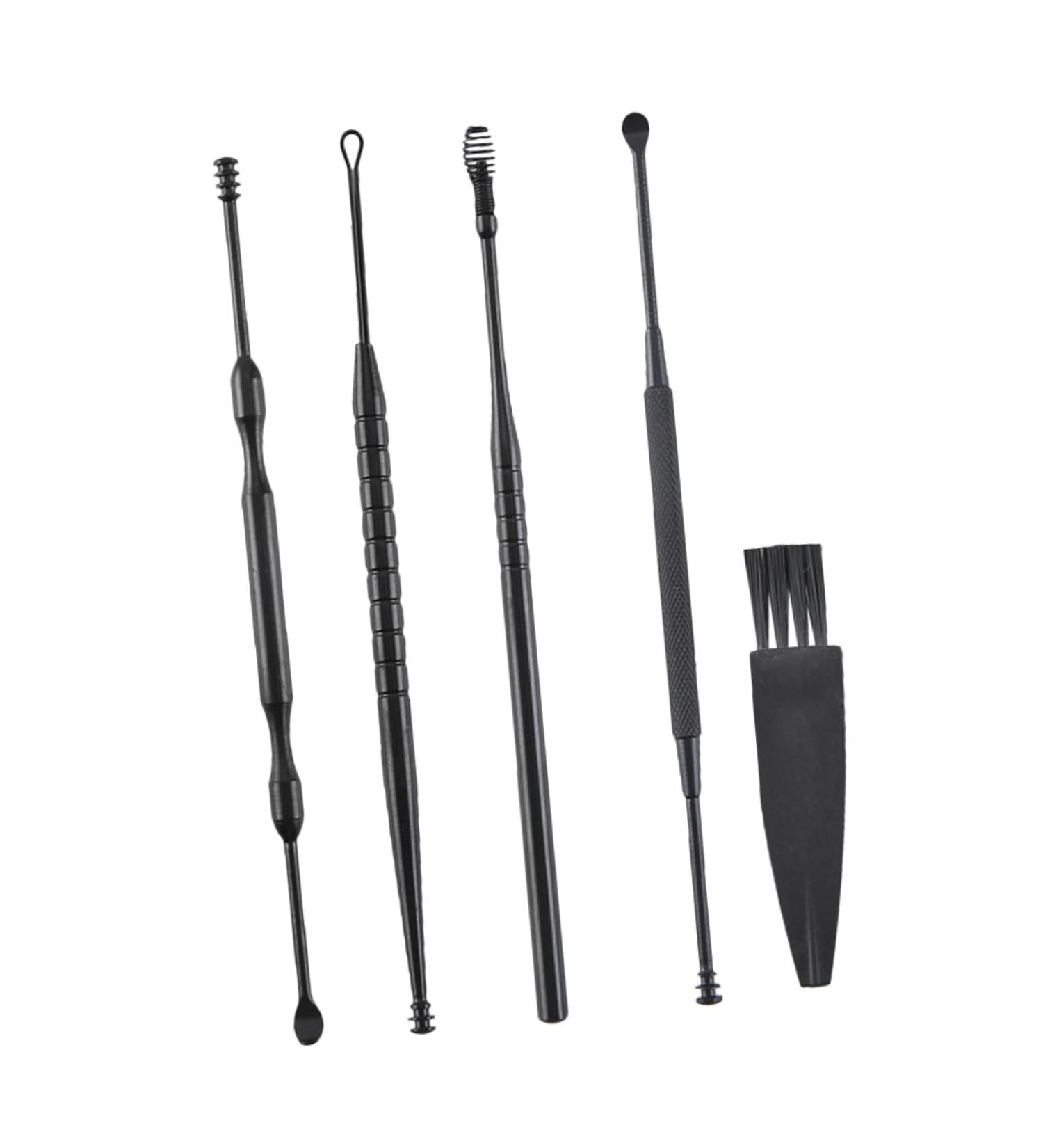 Outanaya Ear Cleaning Kit Ear Tool Set Spring Spiral Design for Earwax Removal Skid-Resistant Ergonomic Handle - Buy Online on GoSupps.com