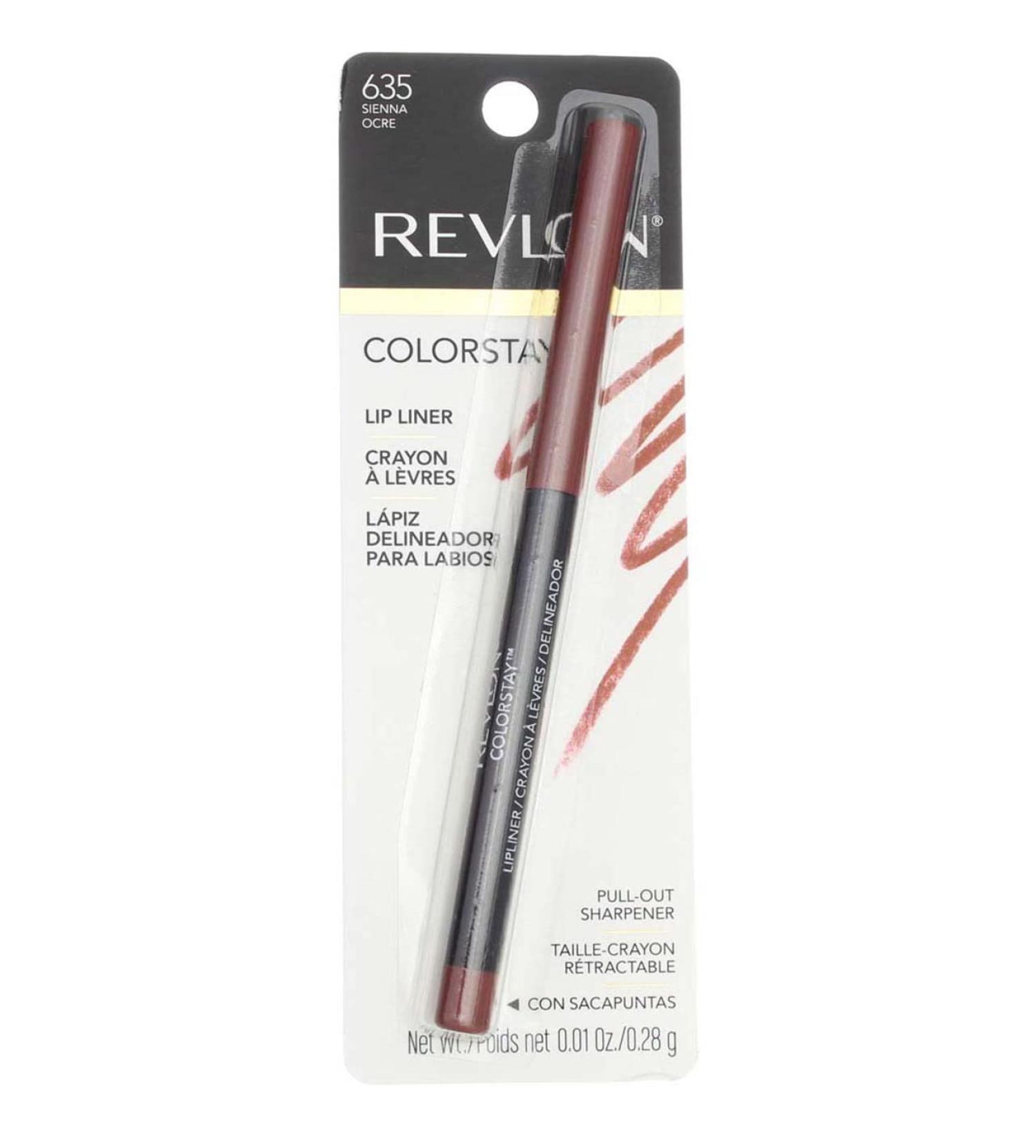 Revlon ColorStay Lipliner Sienna 635 1 ea - Pack of 3 - Buy Online on GoSupps.com