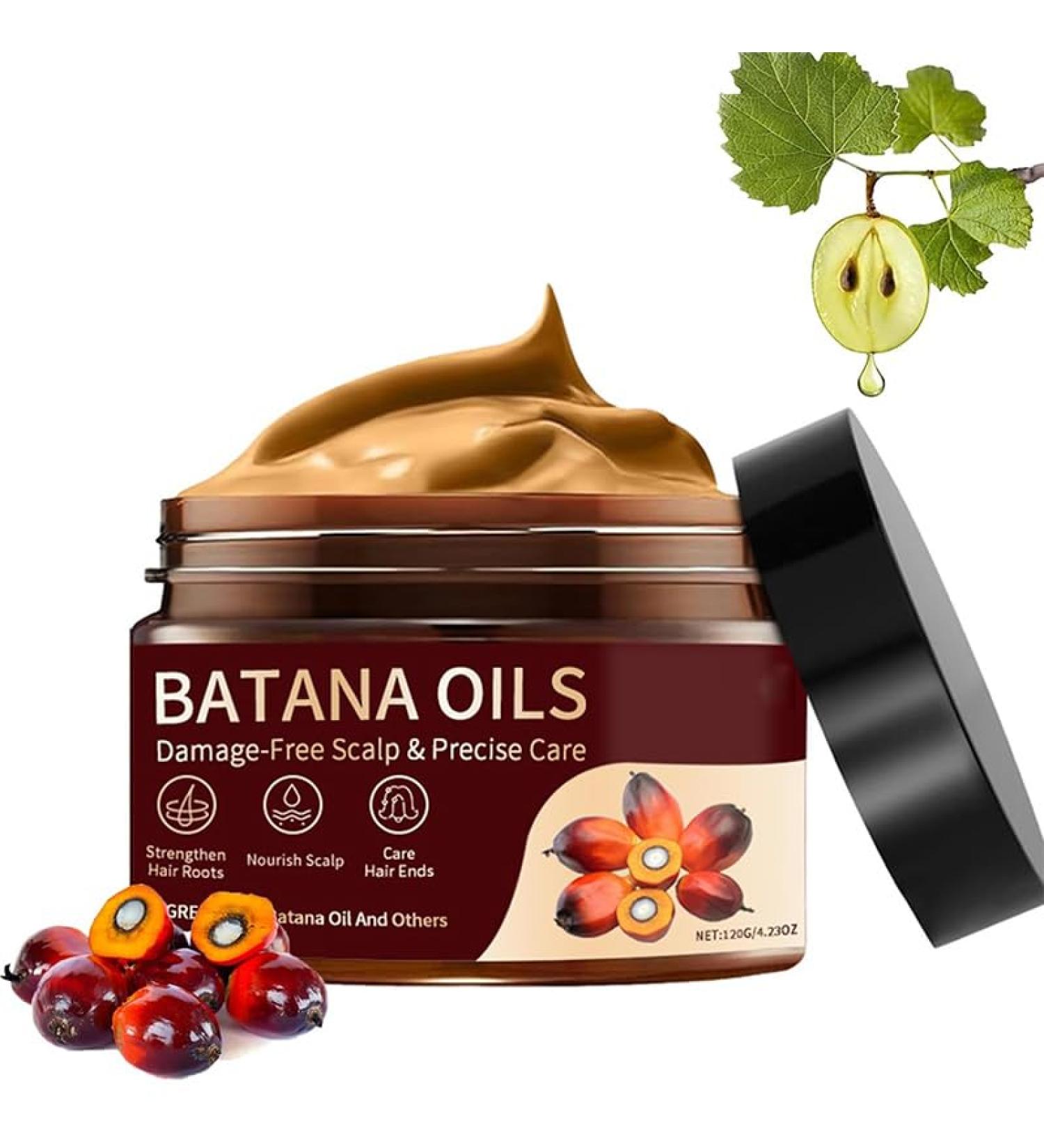 Batana Oil Organic Batana Oil For Hair Growth Organic Botana Oil Hair Growth Bantan Oil For Hair Growth & Prevent Hair Loss Increases Shine Enhances Thickness Damaged Hair Repair for Men Women - Buy Online on GoSupps.com