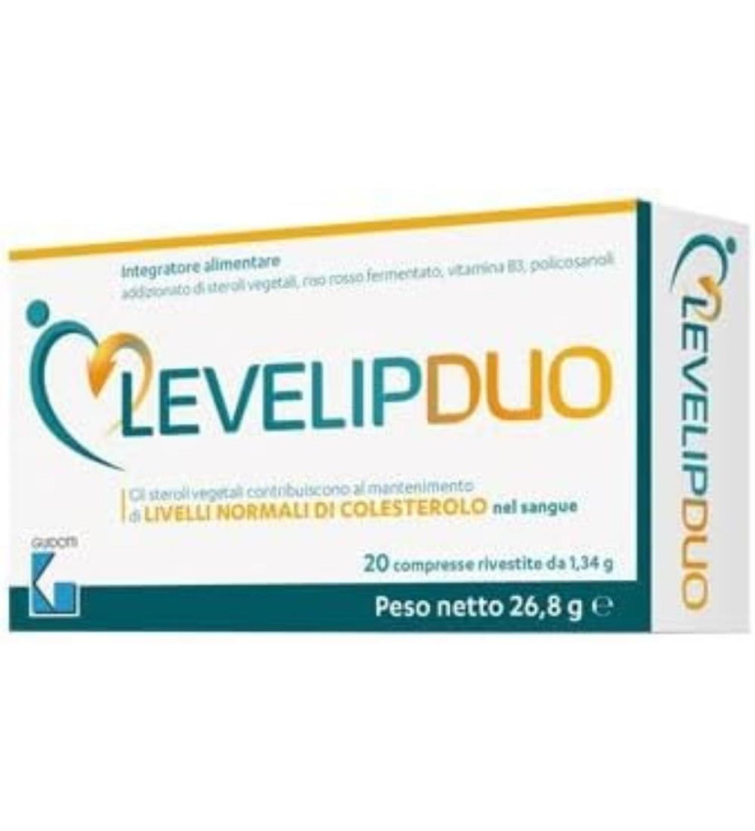 Laboratori Guidotti Dietary Supplement Levelipduo 20 Tablets Multicolor