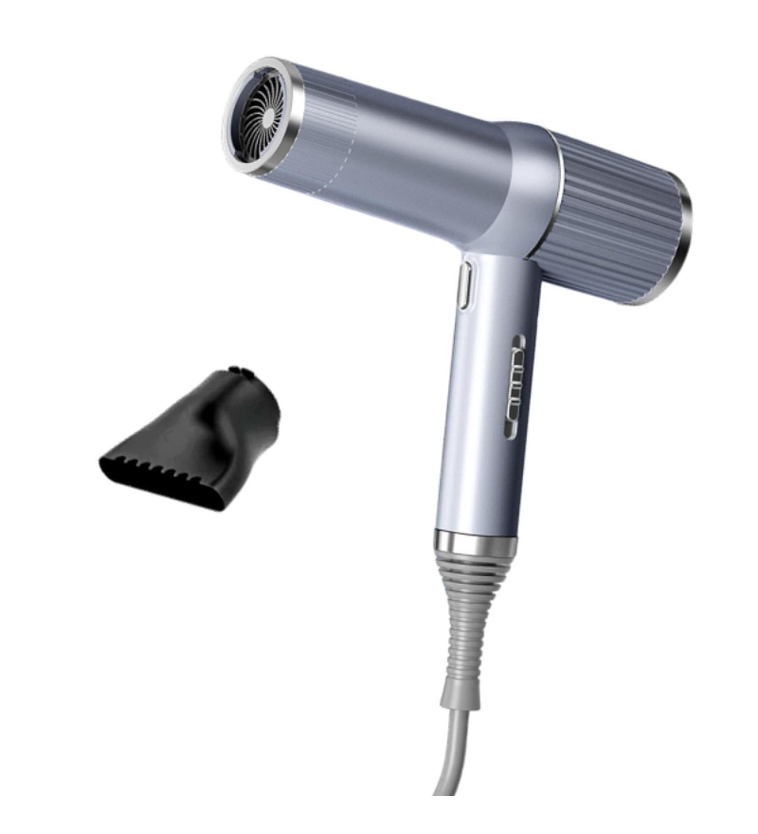 MERIGLARE Hair Dryer with Nozzle for Curly Hair Hair Tool Hair Styling Tool for Fine Thick Natural Wave Frizzy Hair Women Curly Hair gray 1 Nozzle - Buy Online on GoSupps.com