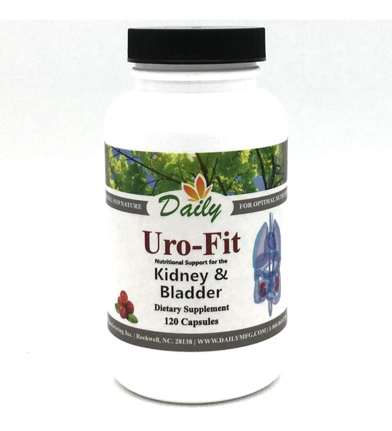 Daily Manufacturing URO-Fit (Cranberry Concentrate Chanca Piedra Uva Ursi & Dandelion Root) - Buy Online on GoSupps.com