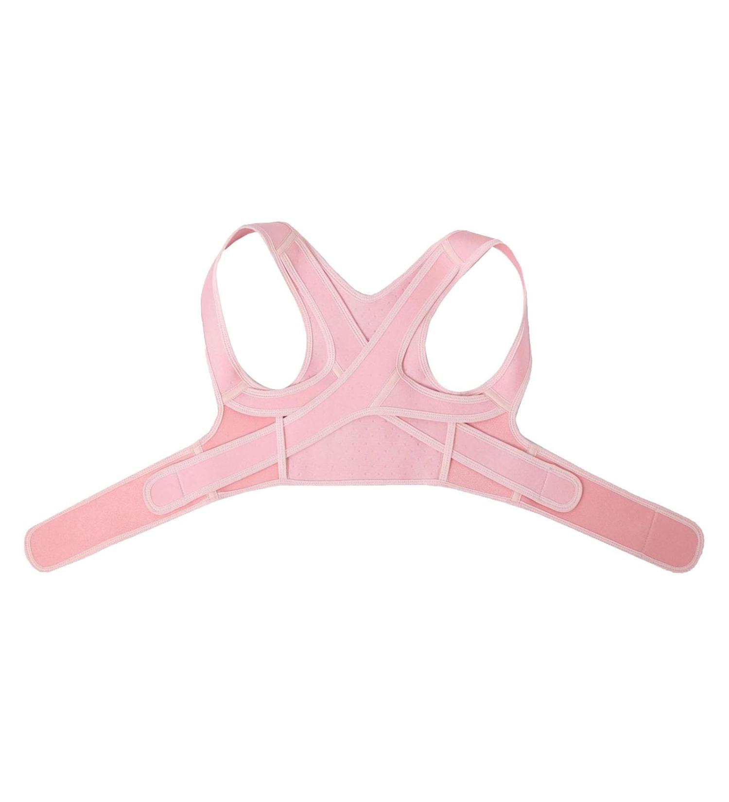Back Straightener Corrector Adjustable Back Corrector - Effective Back Corrector Braces for Women Men Pink Medium - Buy Online on GoSupps.com